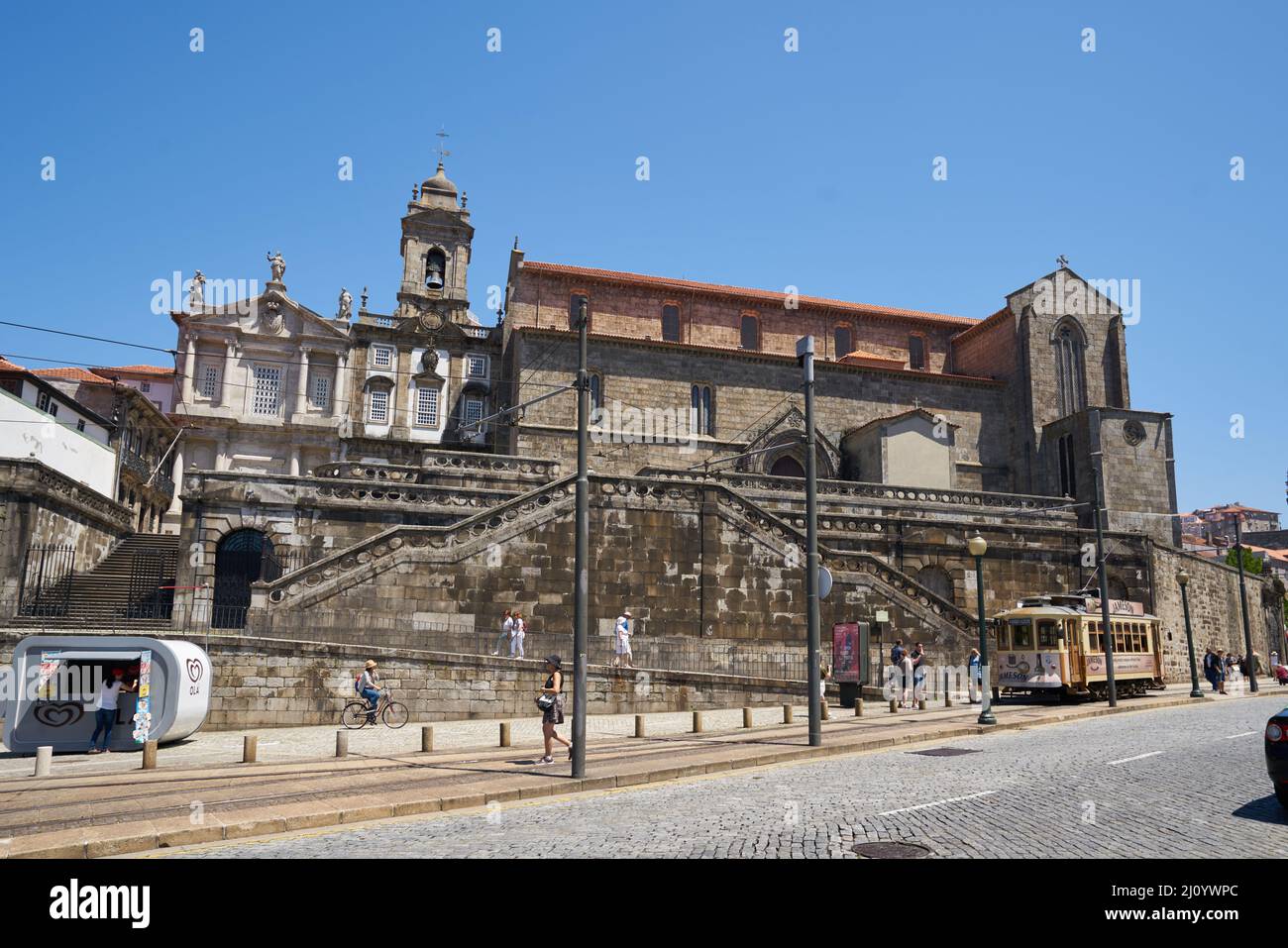 Denkmal Kirche des heiligen Franziskus in Porto Stockfoto