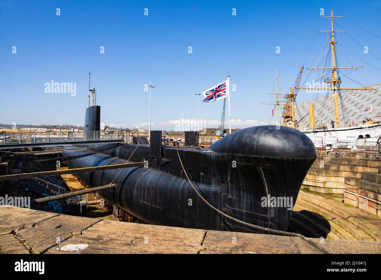 HMS Ocelot. Oberon-Klasse-U-Boot der Royal Navy, gebaut in Chatham und gestartet im Jahr 1962. Chatham Historic Dock. Kent, England Stockfoto