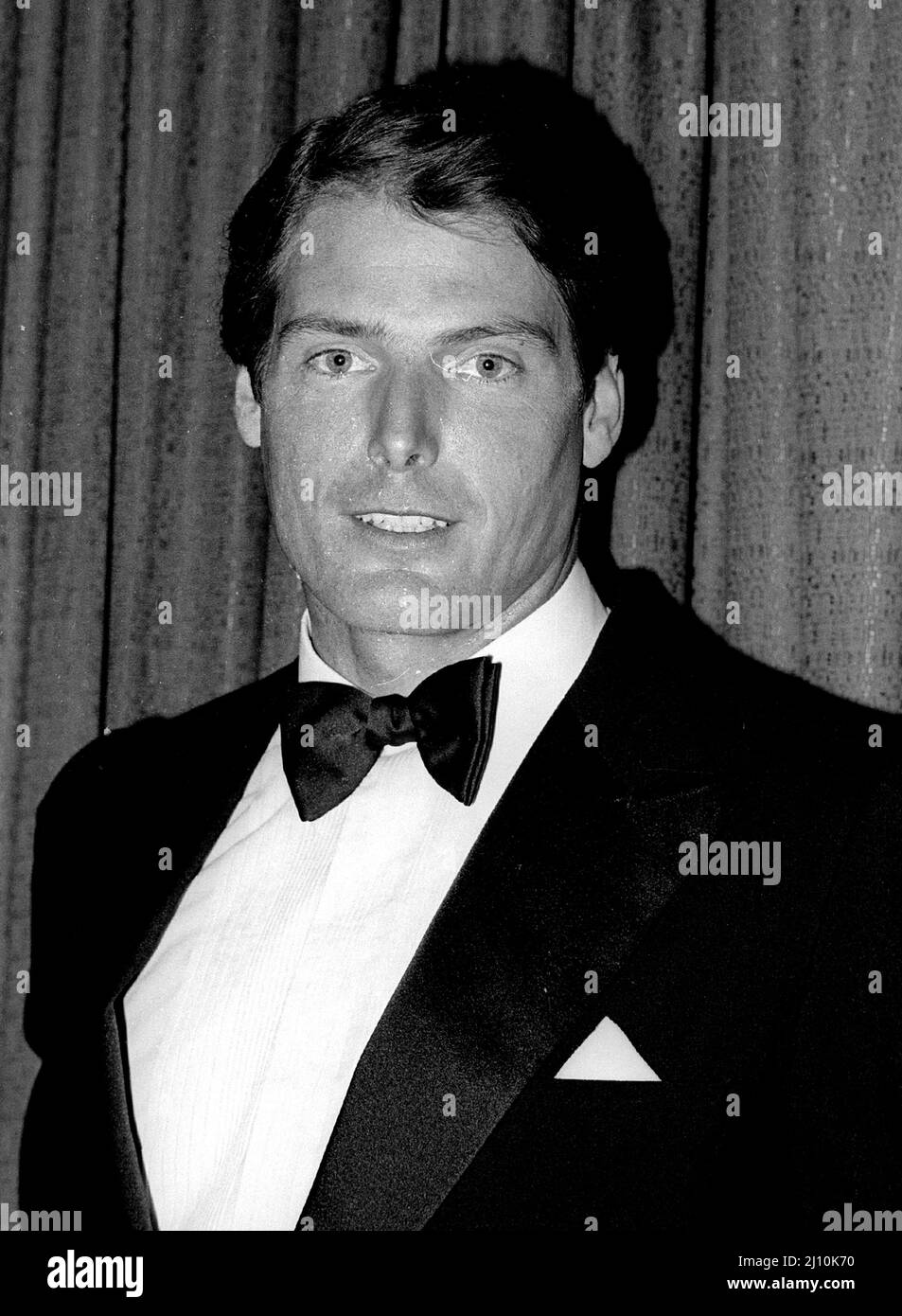 Christopher Reeve auf dem Rancho Park Golf Course, 1980 Credit: Ron Wolfson / MediaPunch Stockfoto