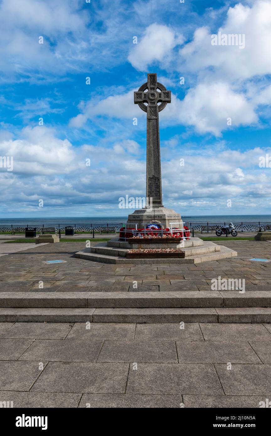 Terrace Green und Seaham war Memorial, Seaham, County Durham, Großbritannien Stockfoto