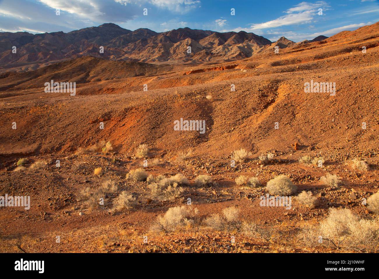 Wüste in den Black Mountains in der Nähe von Jubilee Pass, Death Valley National Park, Kalifornien Stockfoto