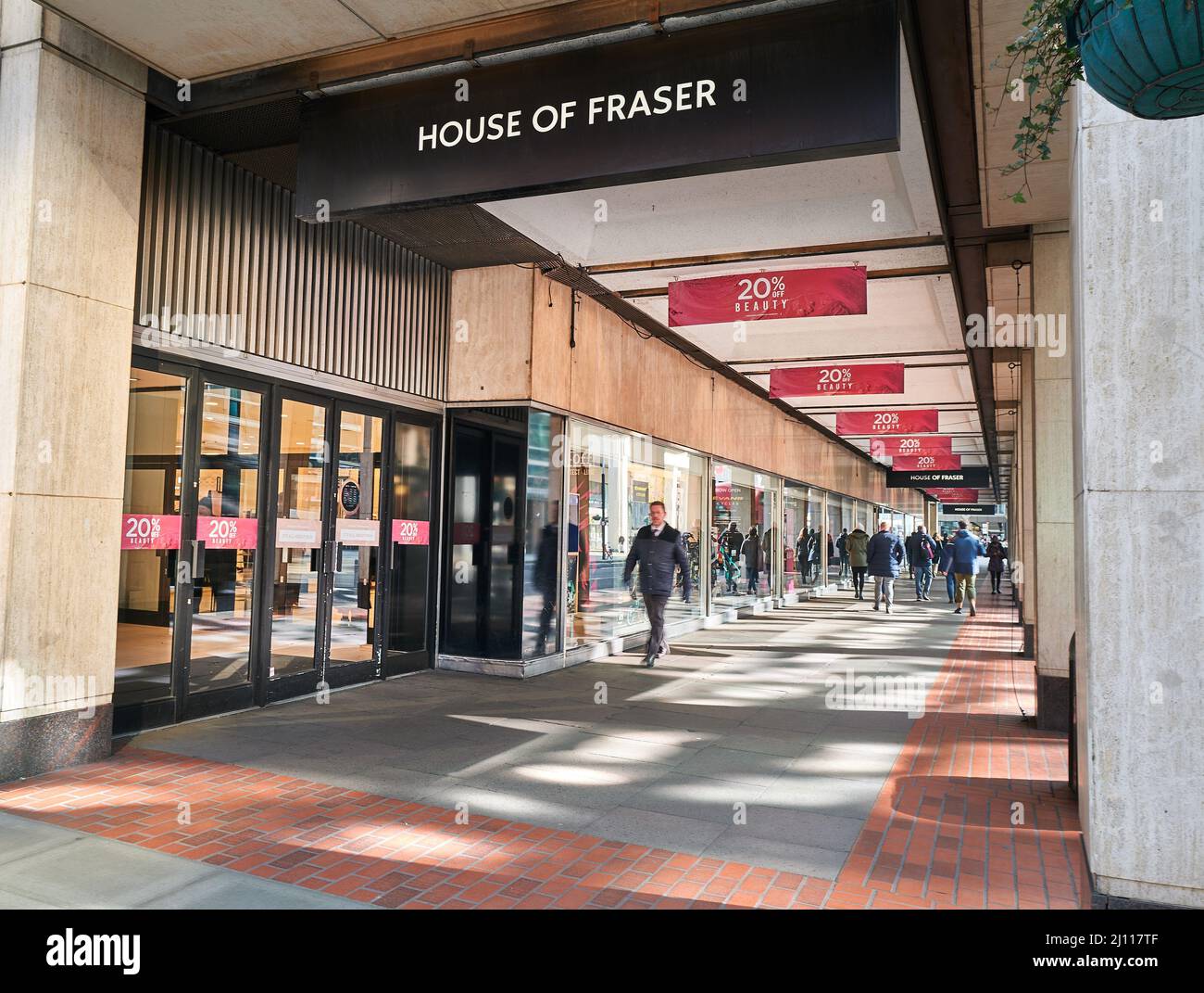 House of Fraser, Westminster, London, England. Stockfoto