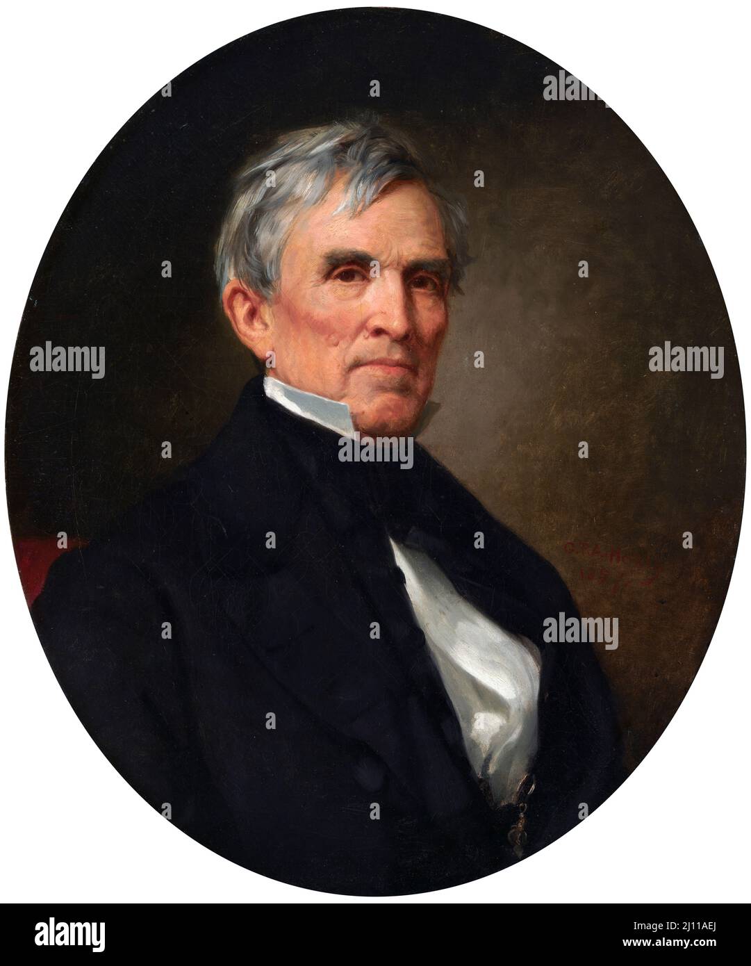 Porträt des amerikanischen Politikers John Jordan Crittenen (1787-1863) von George Peter Alexander Healy, Öl auf Leinwand, 1857 Stockfoto