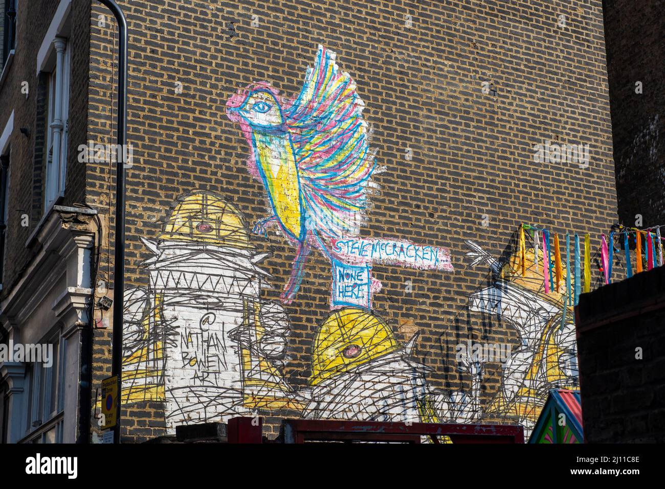 London Street Art Stockfoto