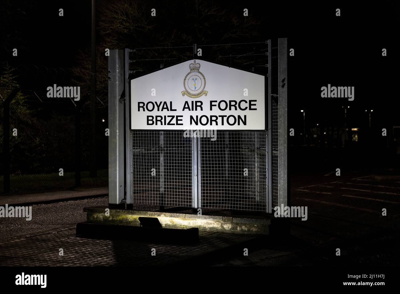 RAF Brize Norton, Oxfordshire, England, Großbritannien Stockfoto