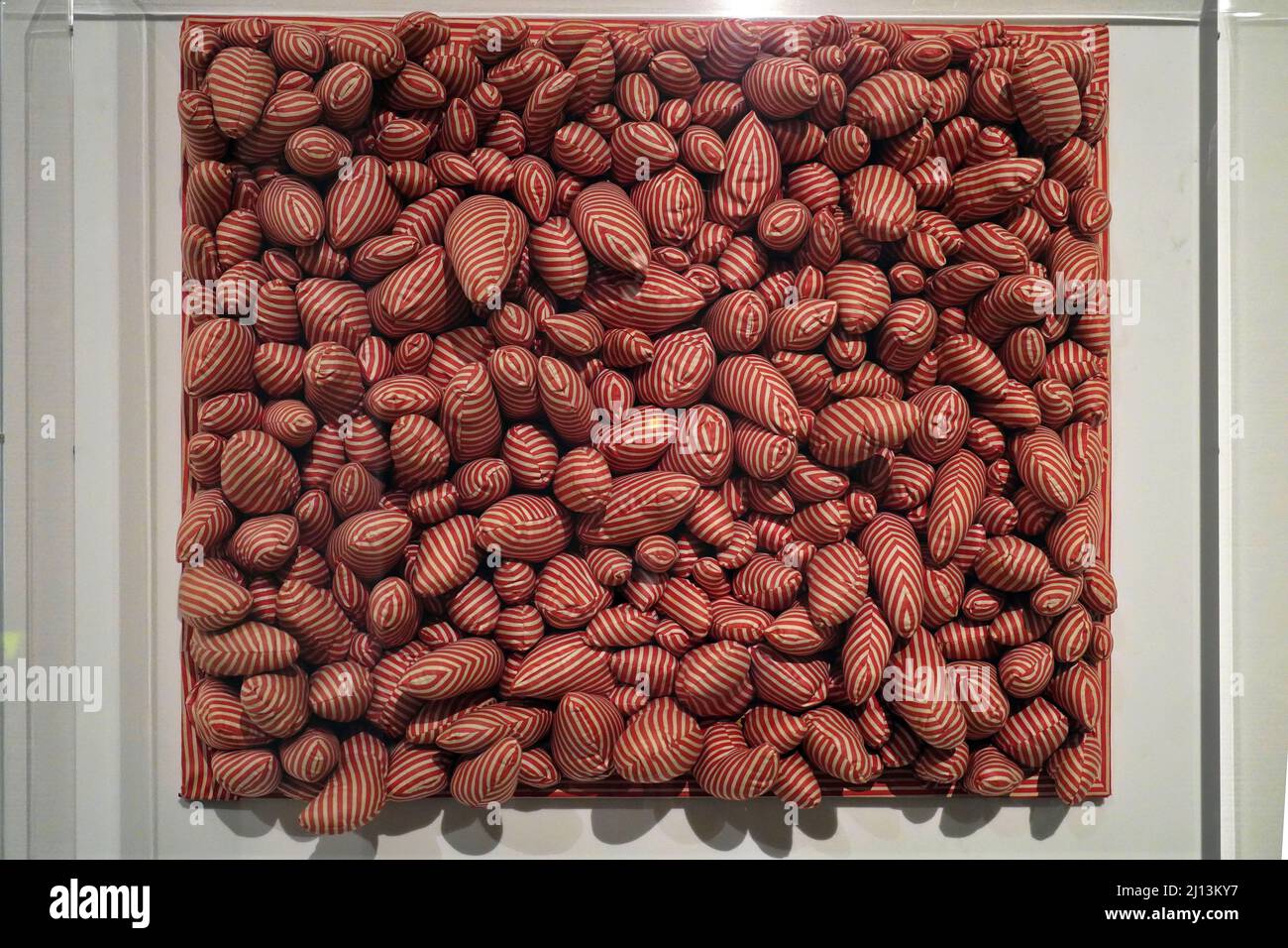 Yayoi Kusama Ausstellung im Tel Aviv Museum of Art am 26 2022. Januar Stockfoto