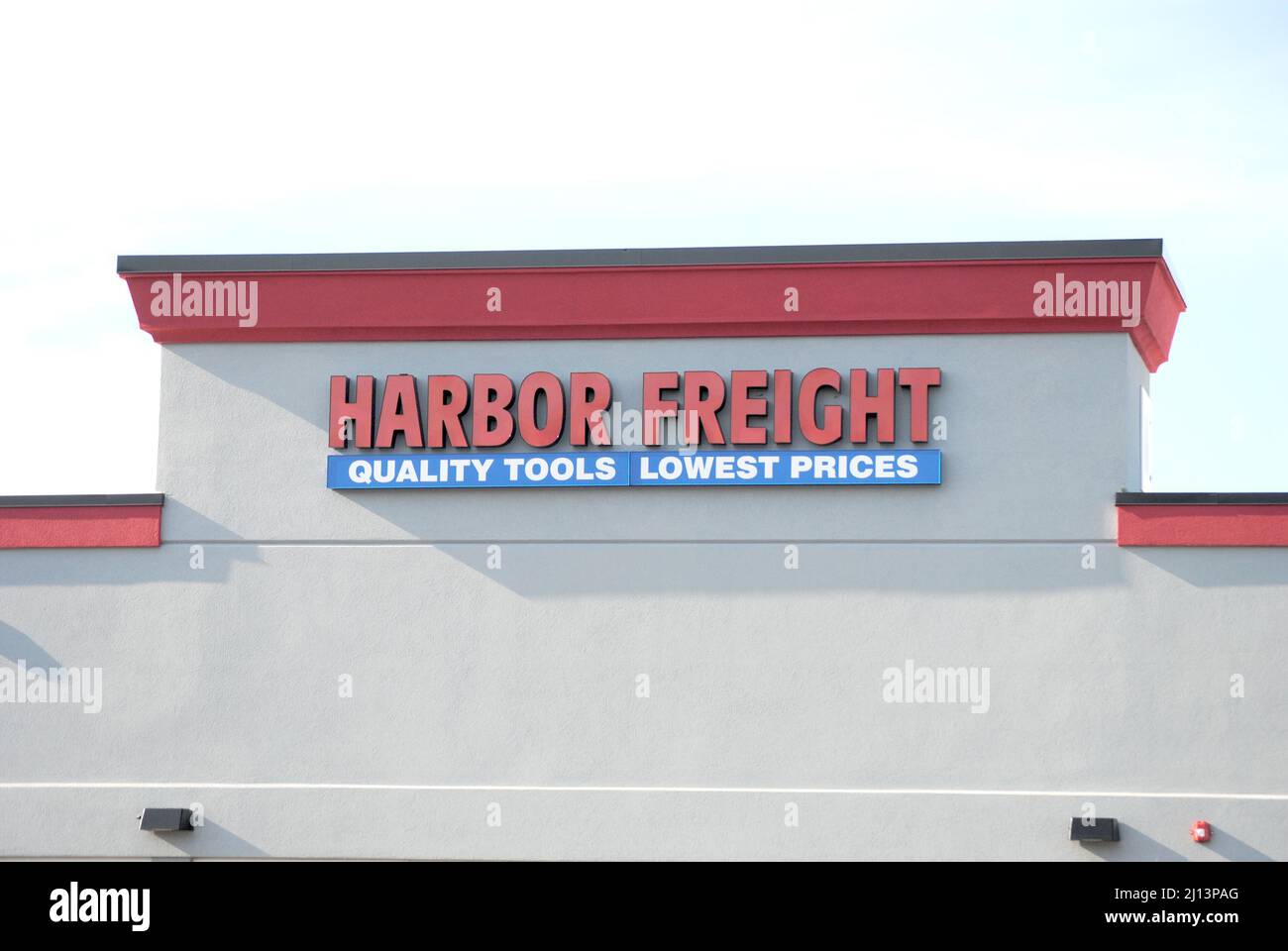 Harbor Freight Tools Store-Ein privat geführtes Discount-Tool und Ausrüstung Einzelhändler. 20. März 2022 – North Windom, CT, USA Stockfoto