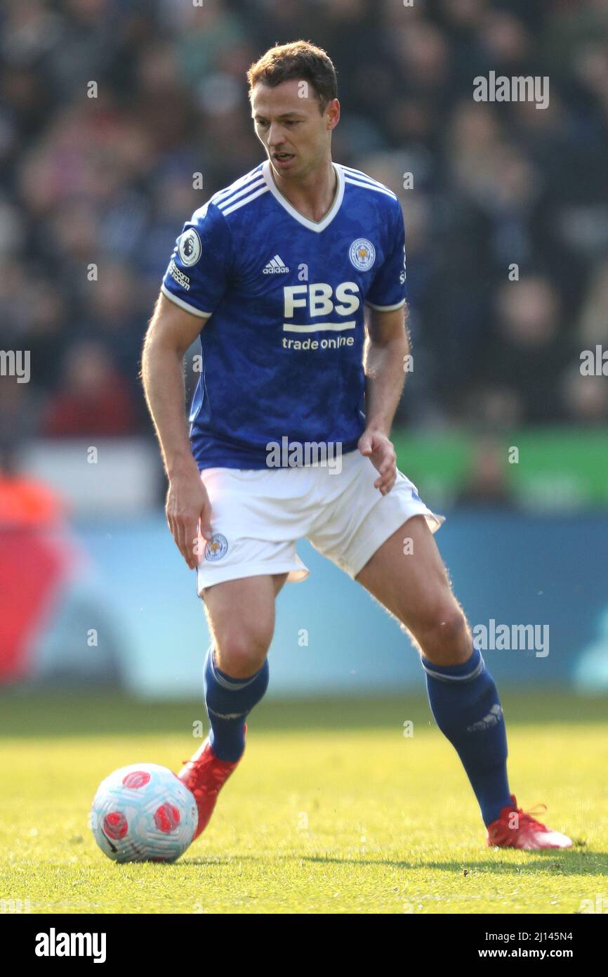 JONNY EVANS, LEICESTER CITY FC, 2022 Stockfoto