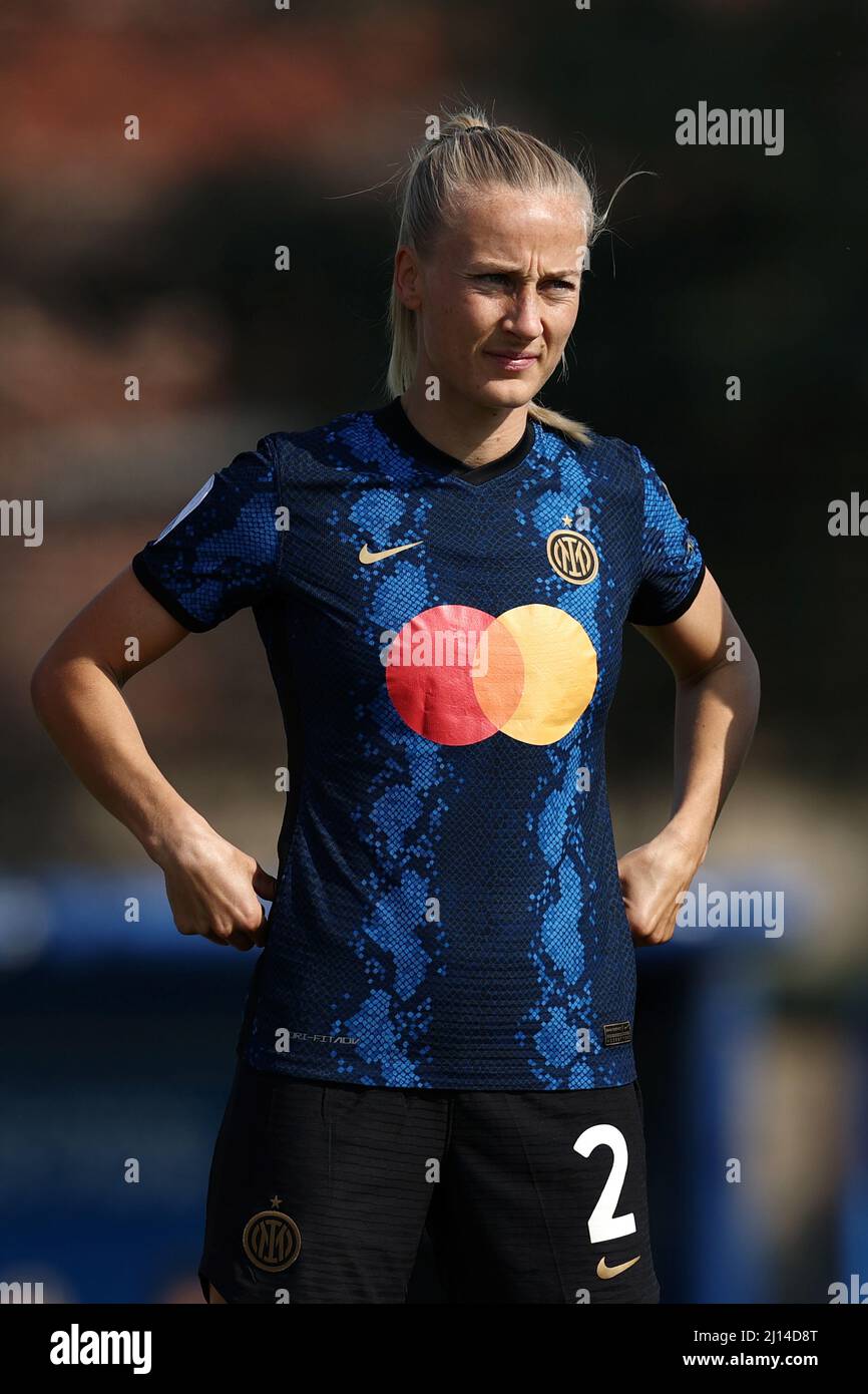 Suning Center, Mailand, Italien, 20. März 2022, Anja Sonstevold (FC Internazionale) während Inter - FC Internazionale gegen UC Sampdoria - italienischer Fußball Stockfoto