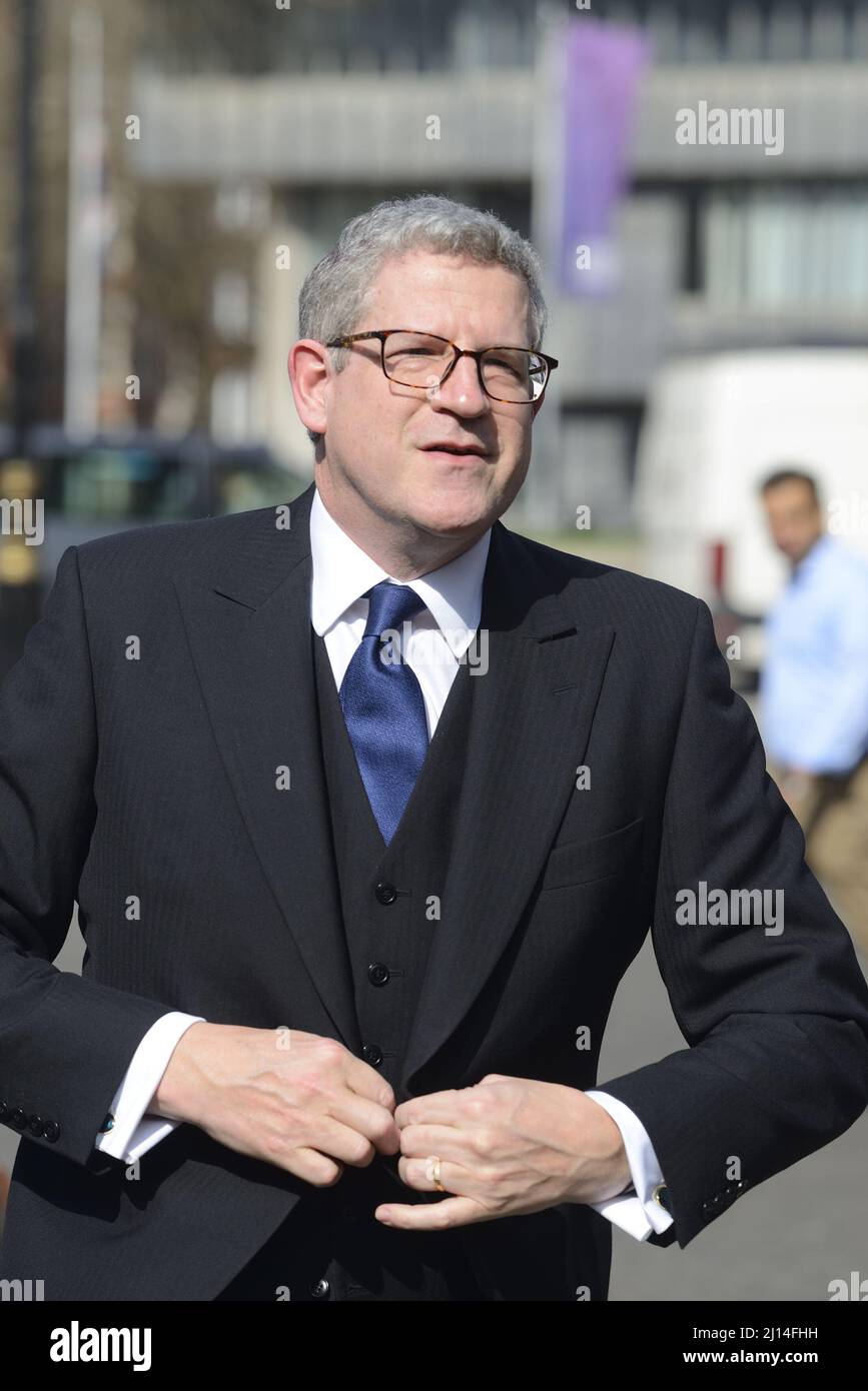 Andrew Parker / Baron Parker of Minsmere - Lord Chamberlain des königlichen Haushalts - Teilnahme am Memorial Service für Dame Vera Lynn in Westminster Stockfoto