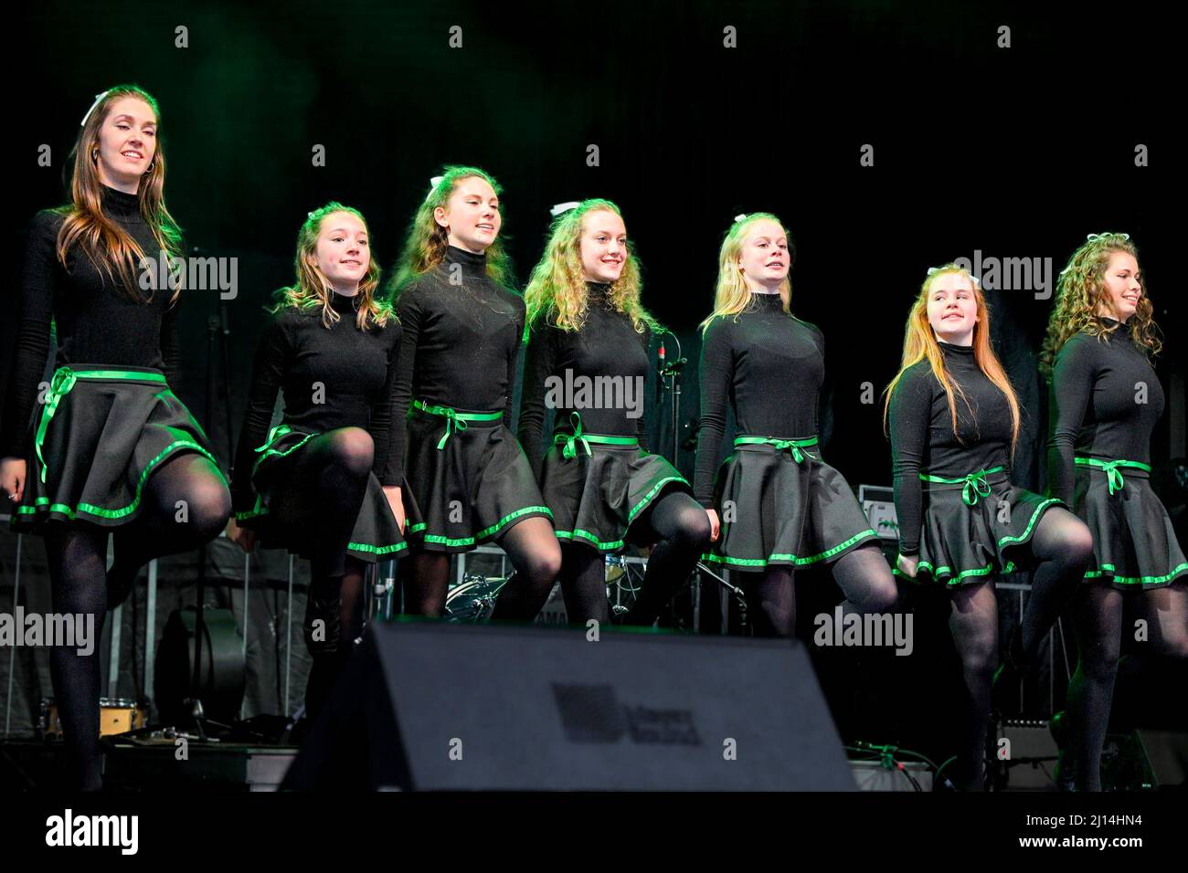 O'Brien School of Irish Dance, CelticFest Vancouver, British Columbia, Kanada Stockfoto