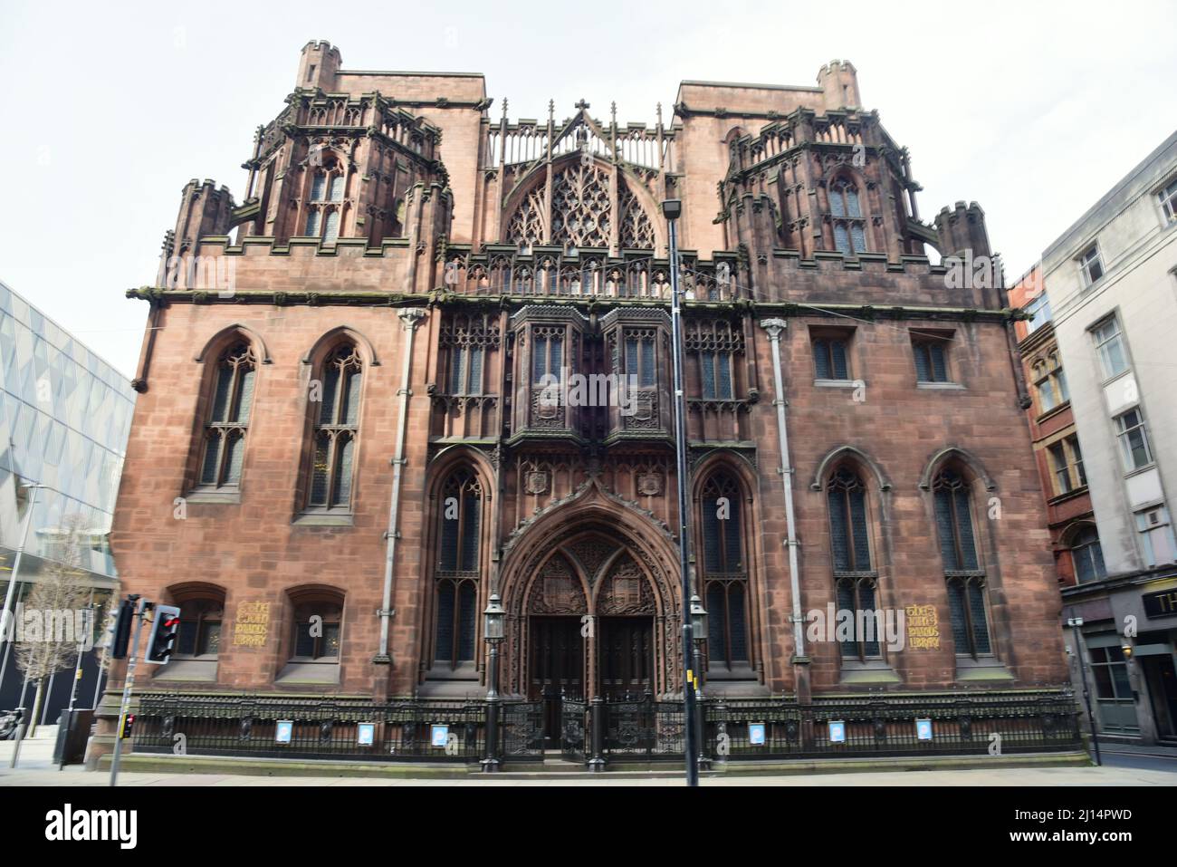 John Rylands Library, Manchester Stockfoto