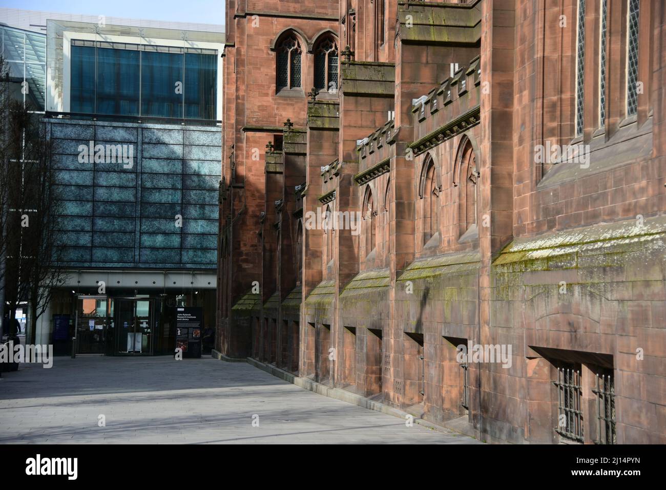 John Rylands Library, Manchester Stockfoto