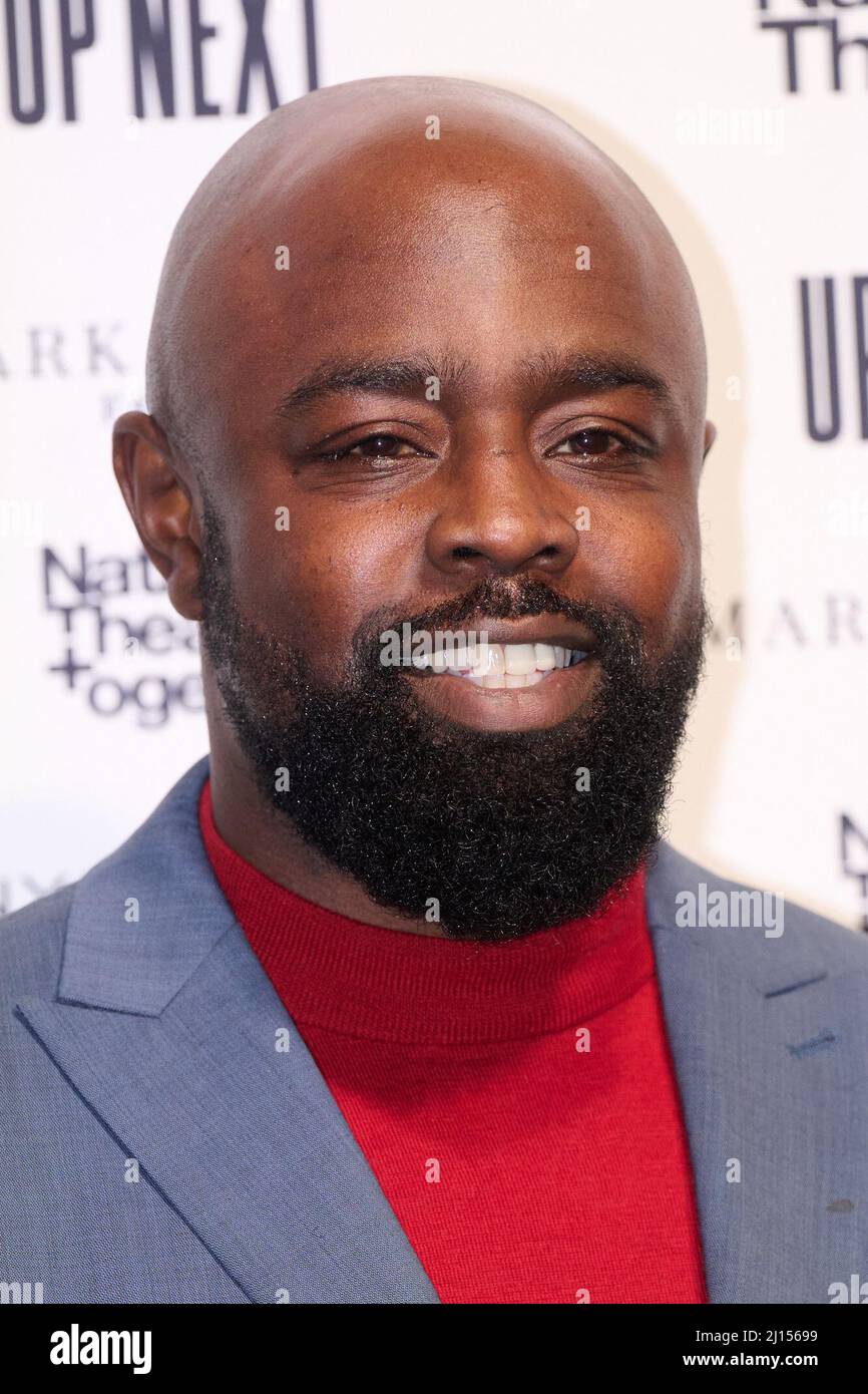 London, Vereinigtes Königreich . 22 März, 2022 . Michael Balogun bei der National Theatre Up Next Gala im National Theatre Southbank Credit: Alan D West/Alamy Live News Stockfoto