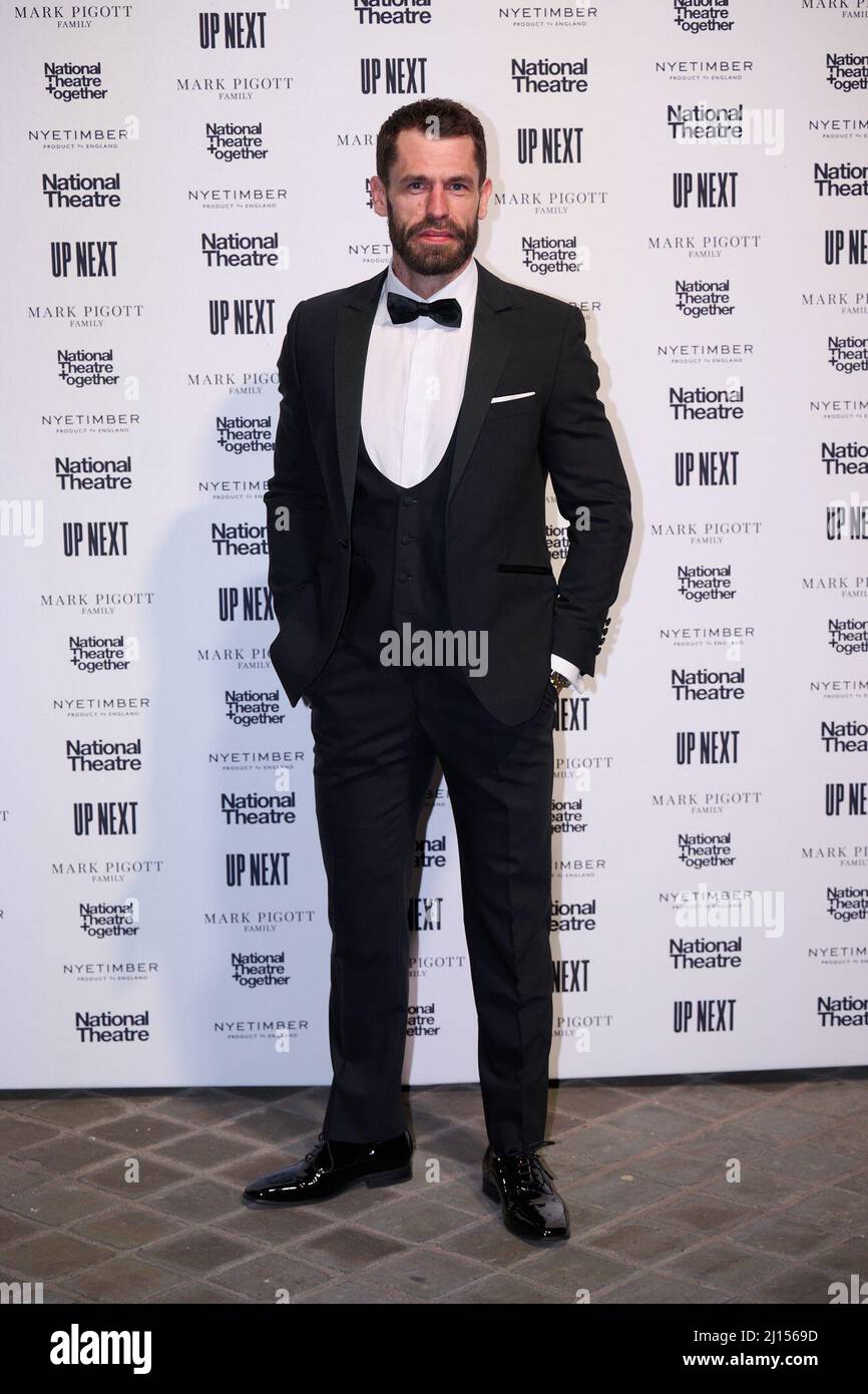 London, Vereinigtes Königreich . 22 März, 2022 . Kelvin Fletcher bei der National Theatre Up Next Gala im National Theatre Southbank Credit: Alan D West/Alamy Live News Stockfoto
