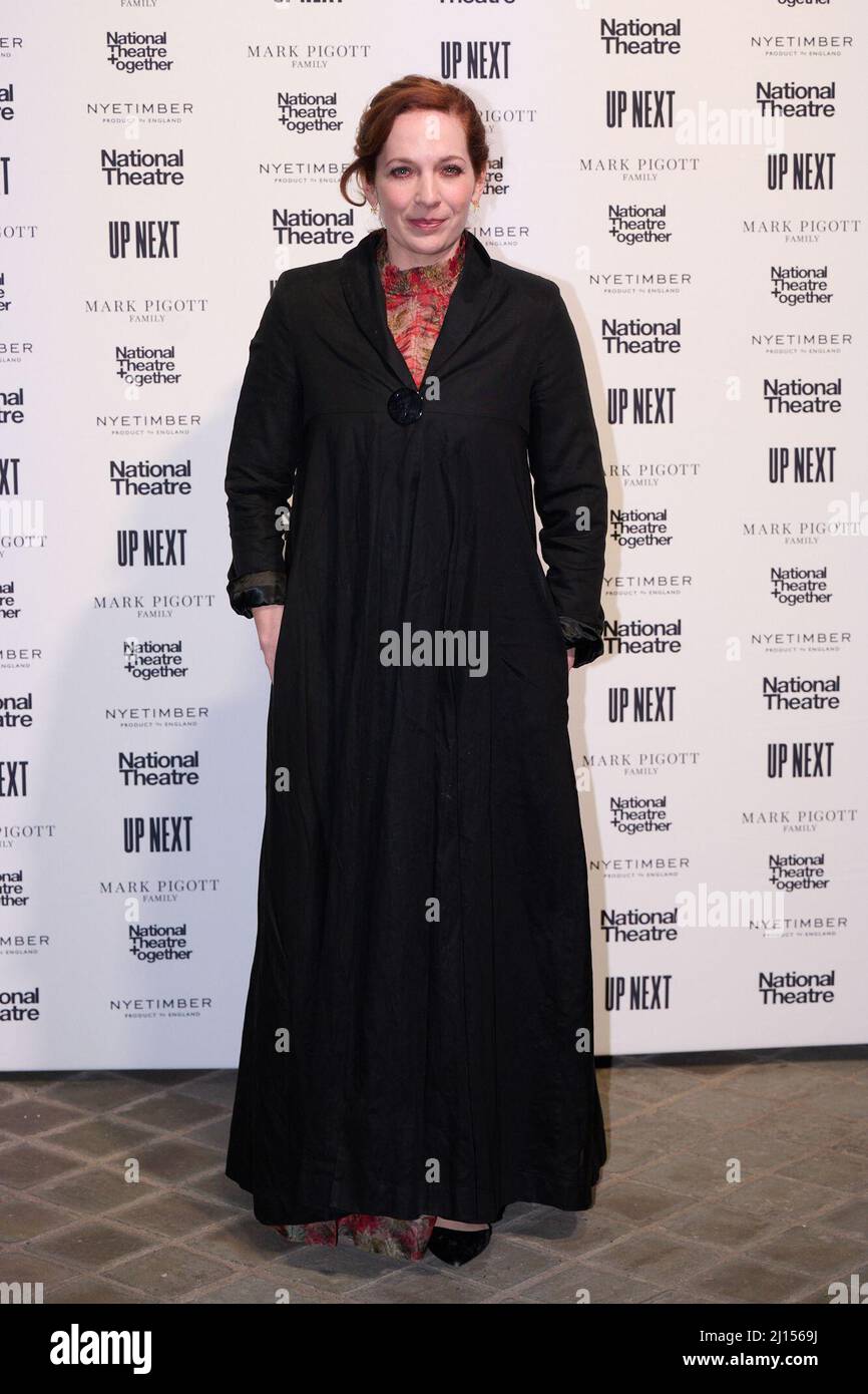 London, Vereinigtes Königreich . 22 März, 2022 . Katherine Parkinson bei der National Theatre Up Next Gala im National Theatre Southbank Credit: Alan D West/Alamy Live News Stockfoto