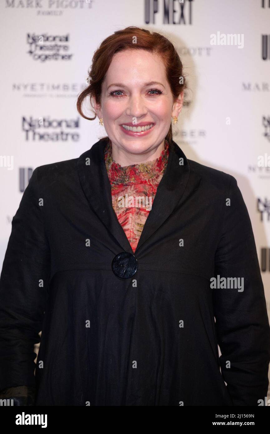 London, Vereinigtes Königreich . 22 März, 2022 . Katherine Parkinson bei der National Theatre Up Next Gala im National Theatre Southbank Credit: Alan D West/Alamy Live News Stockfoto