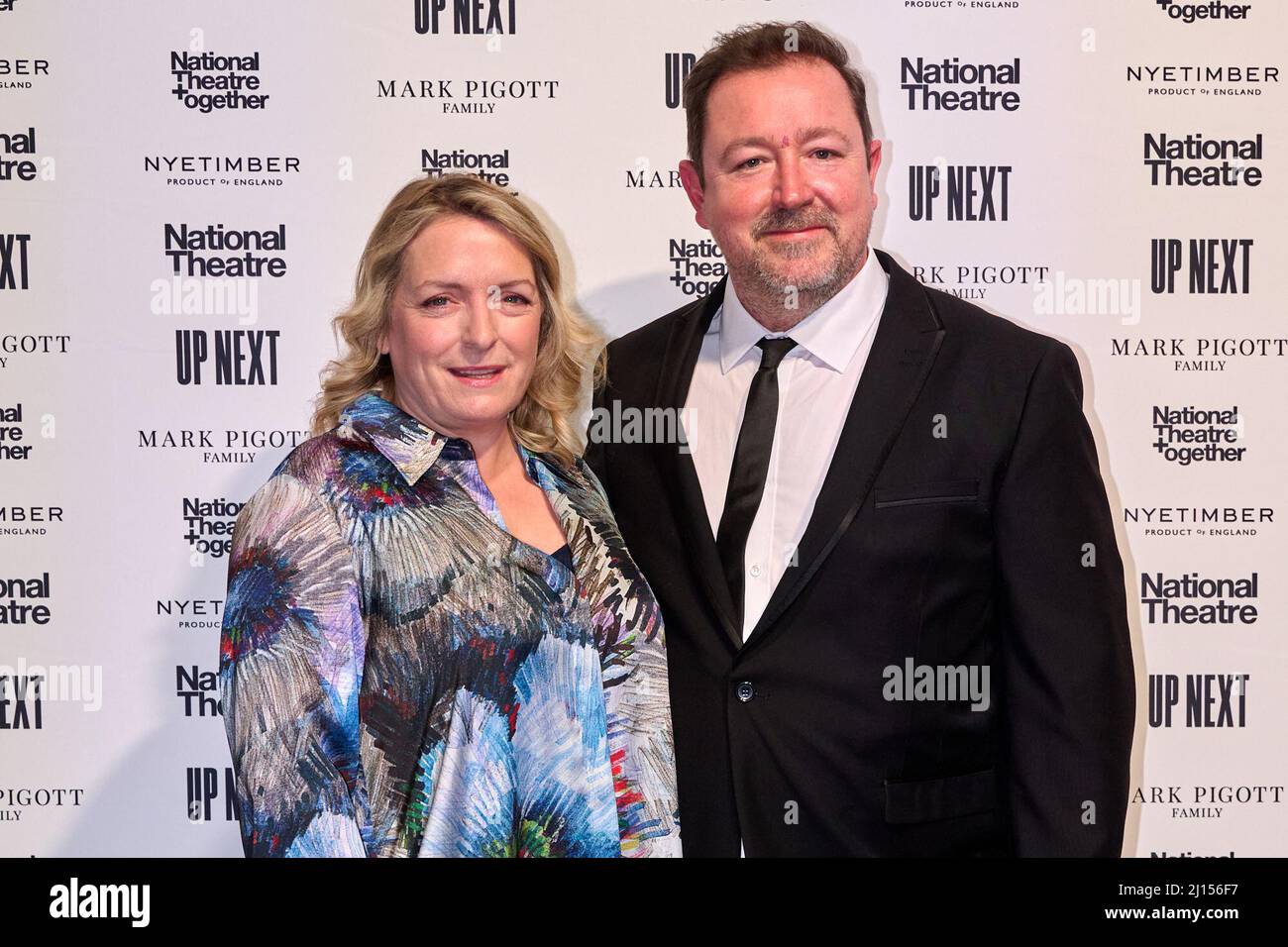 London, Vereinigtes Königreich . 22 März, 2022 . Claire Russhbrook, Daniel Ryan bei der National Theatre Up Next Gala im National Theatre Southbank Credit: Alan D West/Alamy Live News Stockfoto