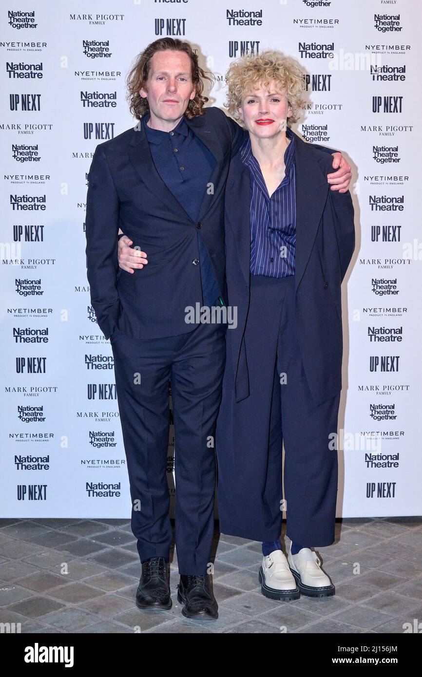 London, Vereinigtes Königreich . 22 März, 2022 . Sean Evans bei der National Theatre Up Next Gala im National Theatre Southbank Credit: Alan D West/Alamy Live News Stockfoto