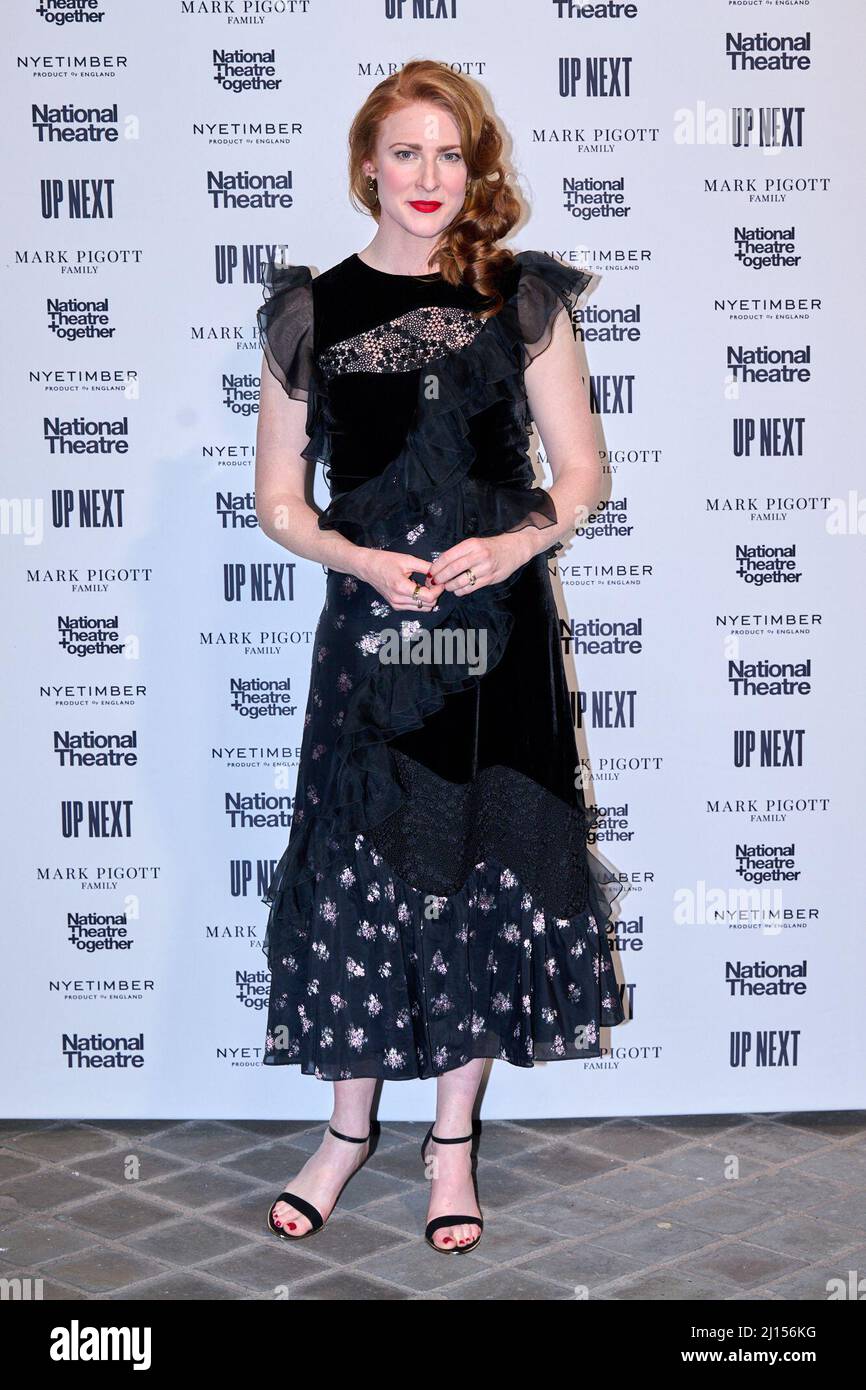 London, Vereinigtes Königreich . 22 März, 2022 . Rosalie Craig bei der National Theatre Up Next Gala im National Theatre Southbank Credit: Alan D West/Alamy Live News Stockfoto