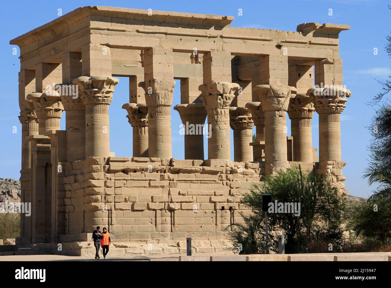 Tempel von Philae, Nasser See, in der Nähe von Assuan, Ägypten Stockfoto