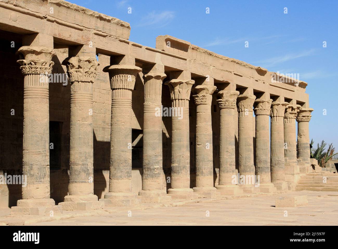 Tempel von Philae, Nasser See, in der Nähe von Assuan, Ägypten Stockfoto