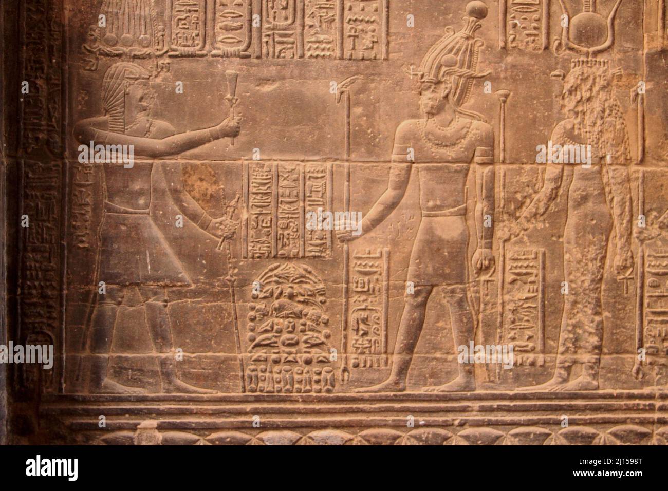 Tempel von Philae, Nasser See, in der Nähe von Assuan, Ägypten Stockfoto