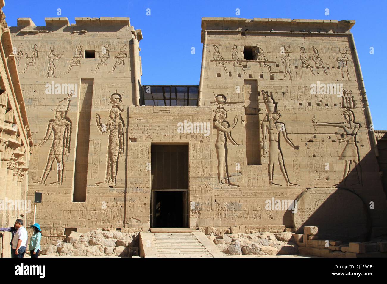 Tempel von Philae, Nasser See, in der Nähe von Assuan, Ägypten Stockfoto