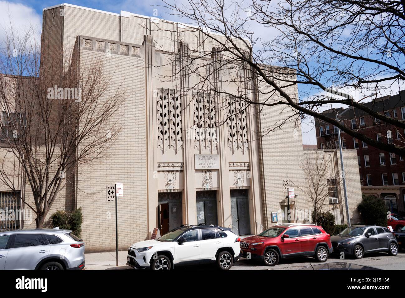 Das hebräische Tabernakel von Washington Heights, eine reformjüdische Gemeinde oder Synagoge in Northern Manhattan, New York, wurde 1905 gegründet Stockfoto