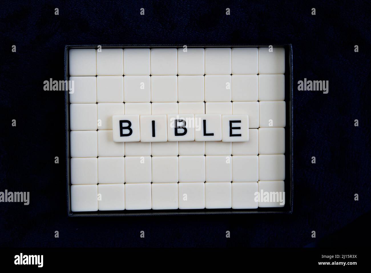 Bibel: Wörter aus Buchstabenkombinationen Stockfoto
