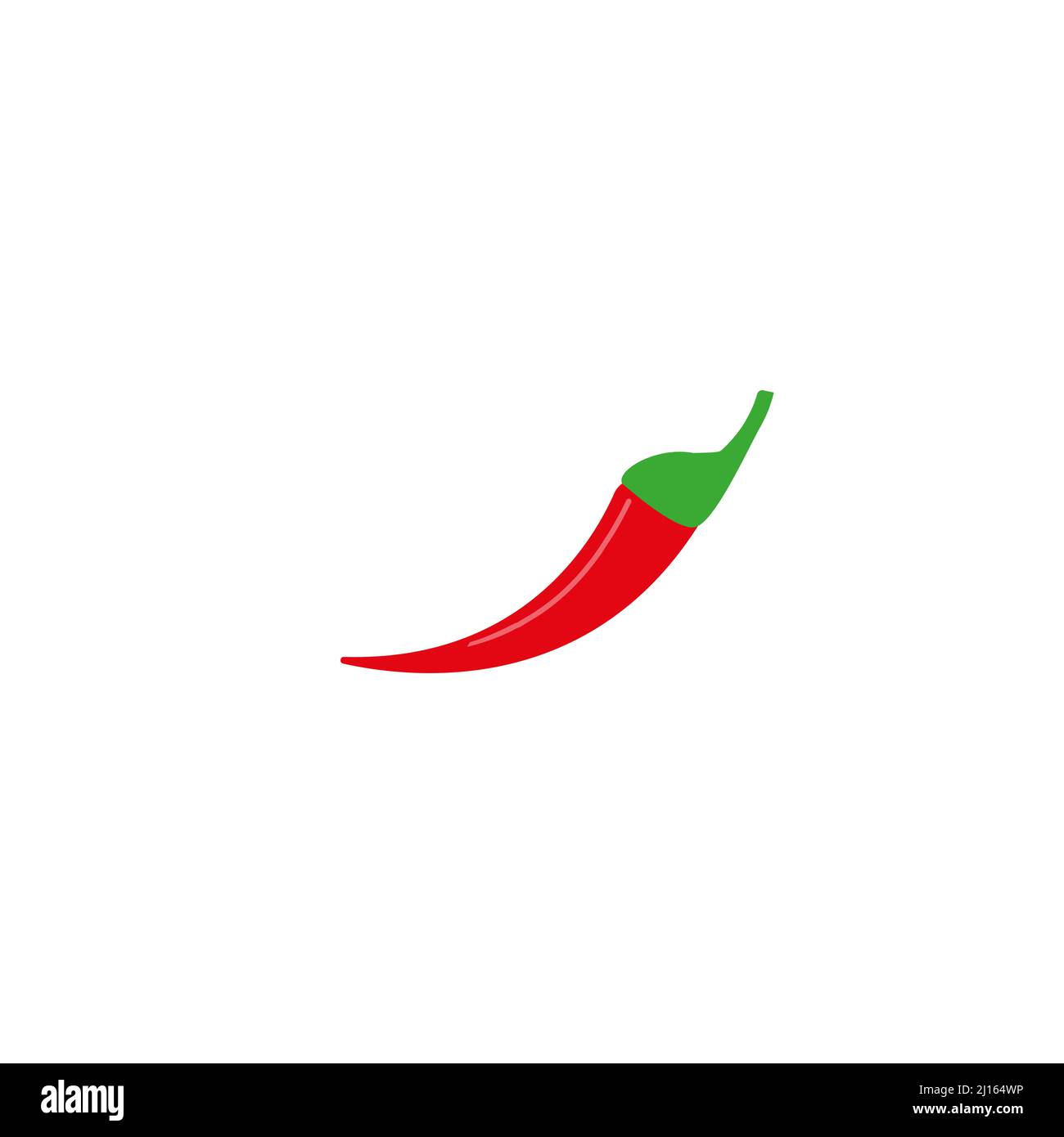 Chili-Pfeffer-Symbol. Chili-Pfeffer-Gemüse-Symbol-Vorlage für Grafik-und Web-Design-Kollektion Logo Vektor Illustration Stock Vektor