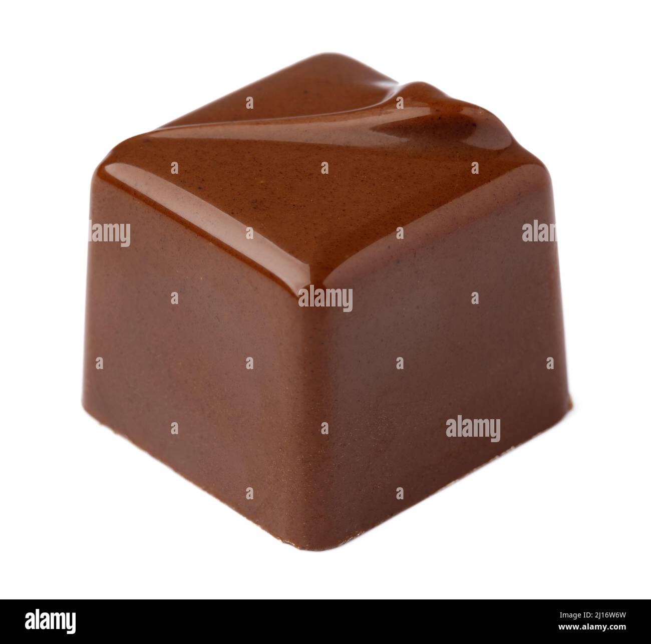 Schokolade candie isoliert auf weiß Stockfoto