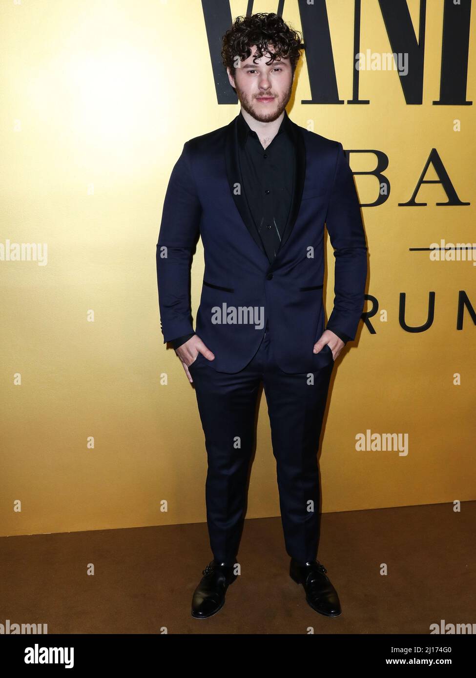 HOLLYWOOD, LOS ANGELES, KALIFORNIEN, USA - 22. MÄRZ: Nolan Gould kommt zur Vanities Party: A Night for Young Hollywood, veranstaltet von Vanity Fair, die am 22. März 2022 in Hollywood, Los Angeles, Kalifornien, USA, im Musso und Frank Grill stattfand. (Foto von Xavier Collin/Image Press Agency/Sipa USA) Stockfoto