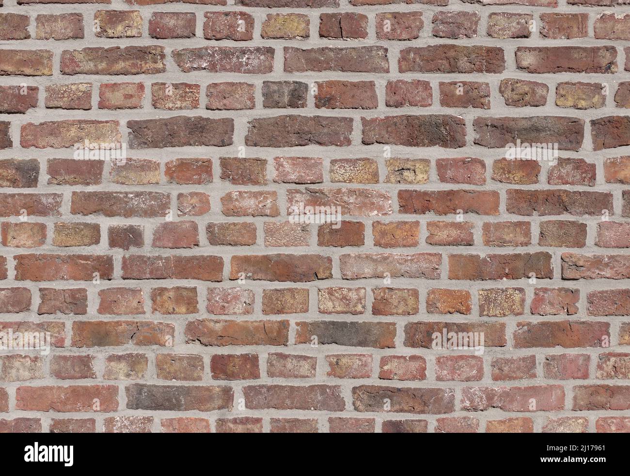 Nahaufnahme eines alten Mauerwerks Stockfoto