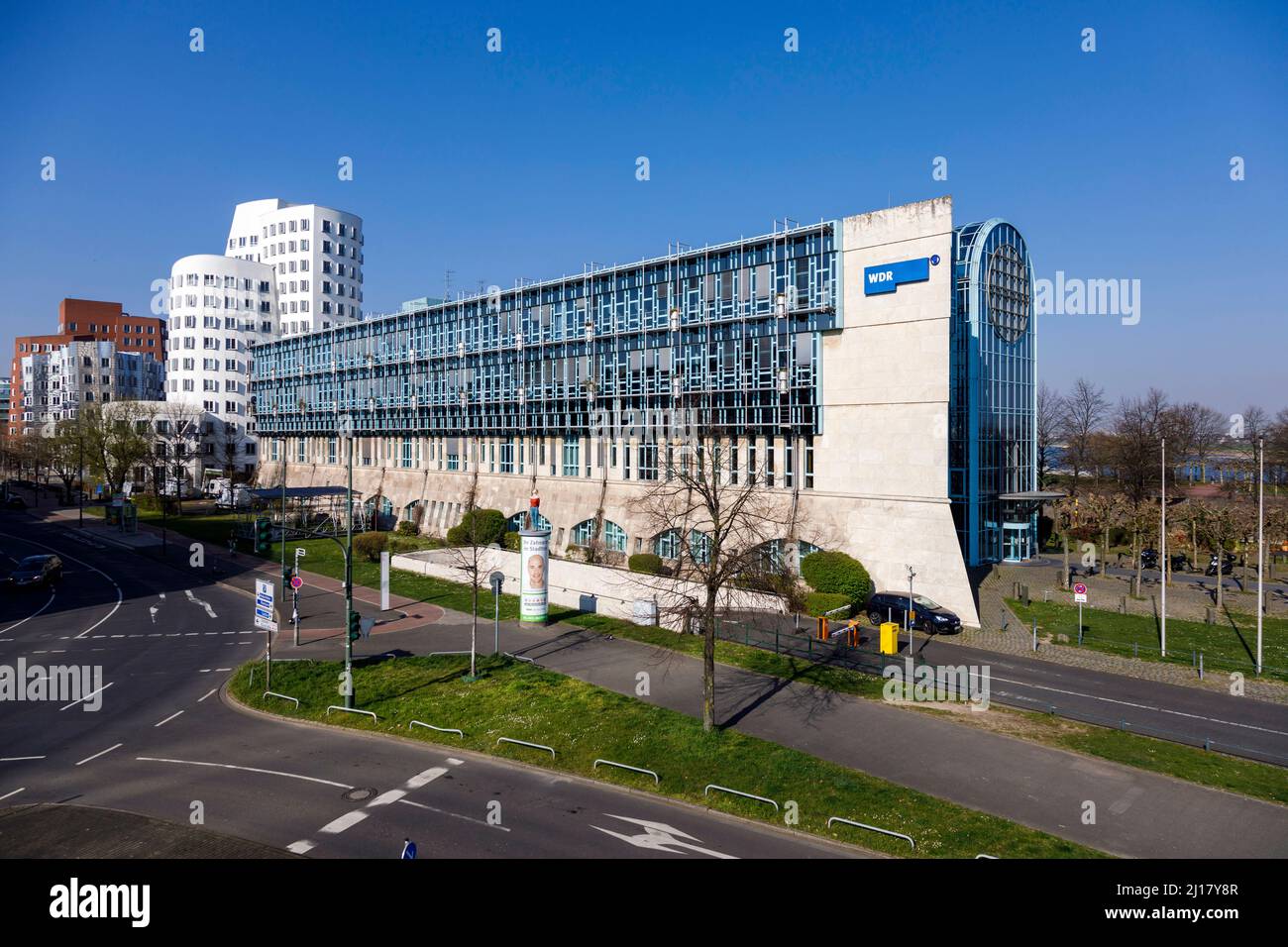 WDR-Sendezentrum Düsseldorf Stockfoto