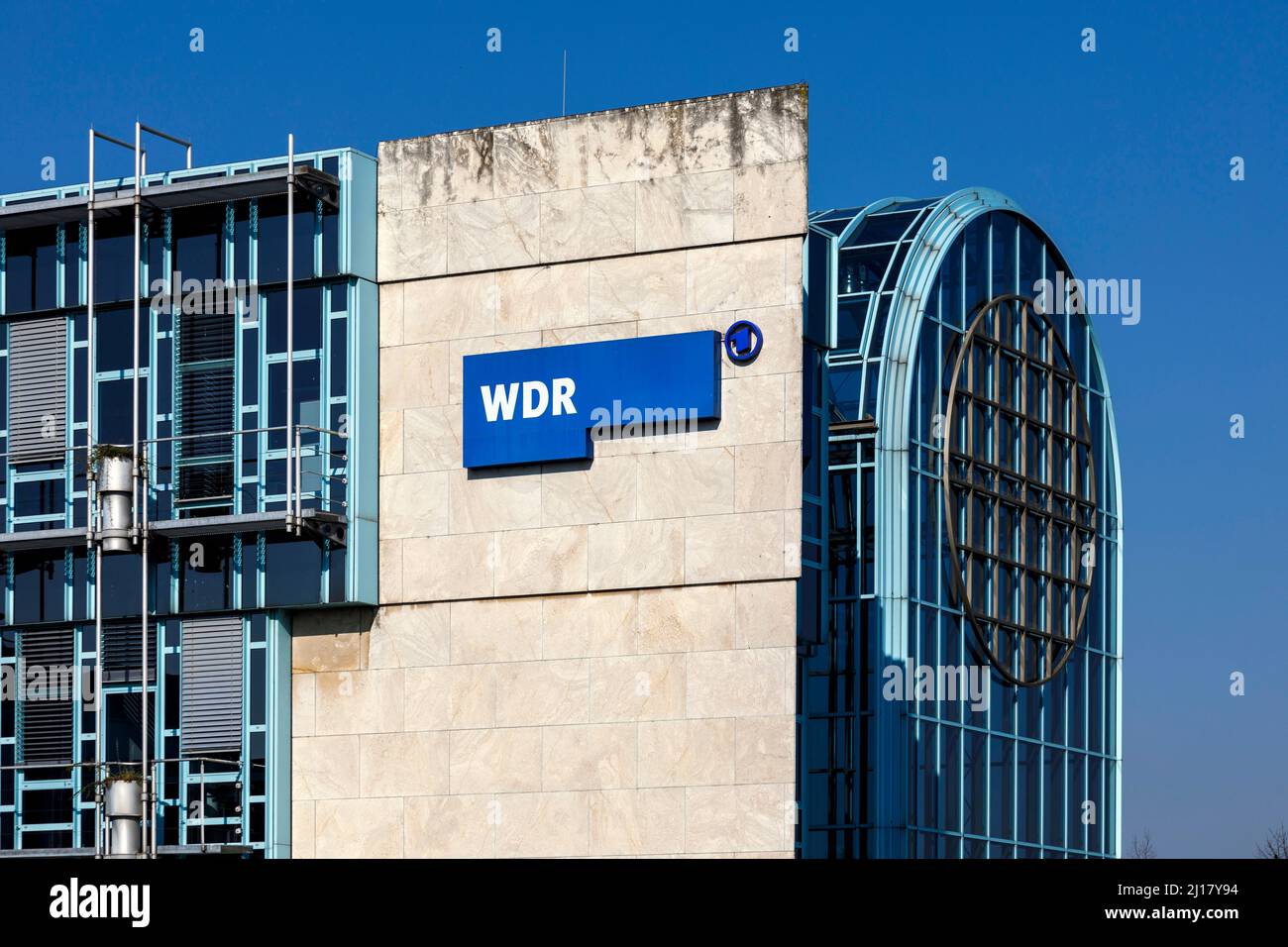WDR-Sendezentrum Düsseldorf Stockfoto