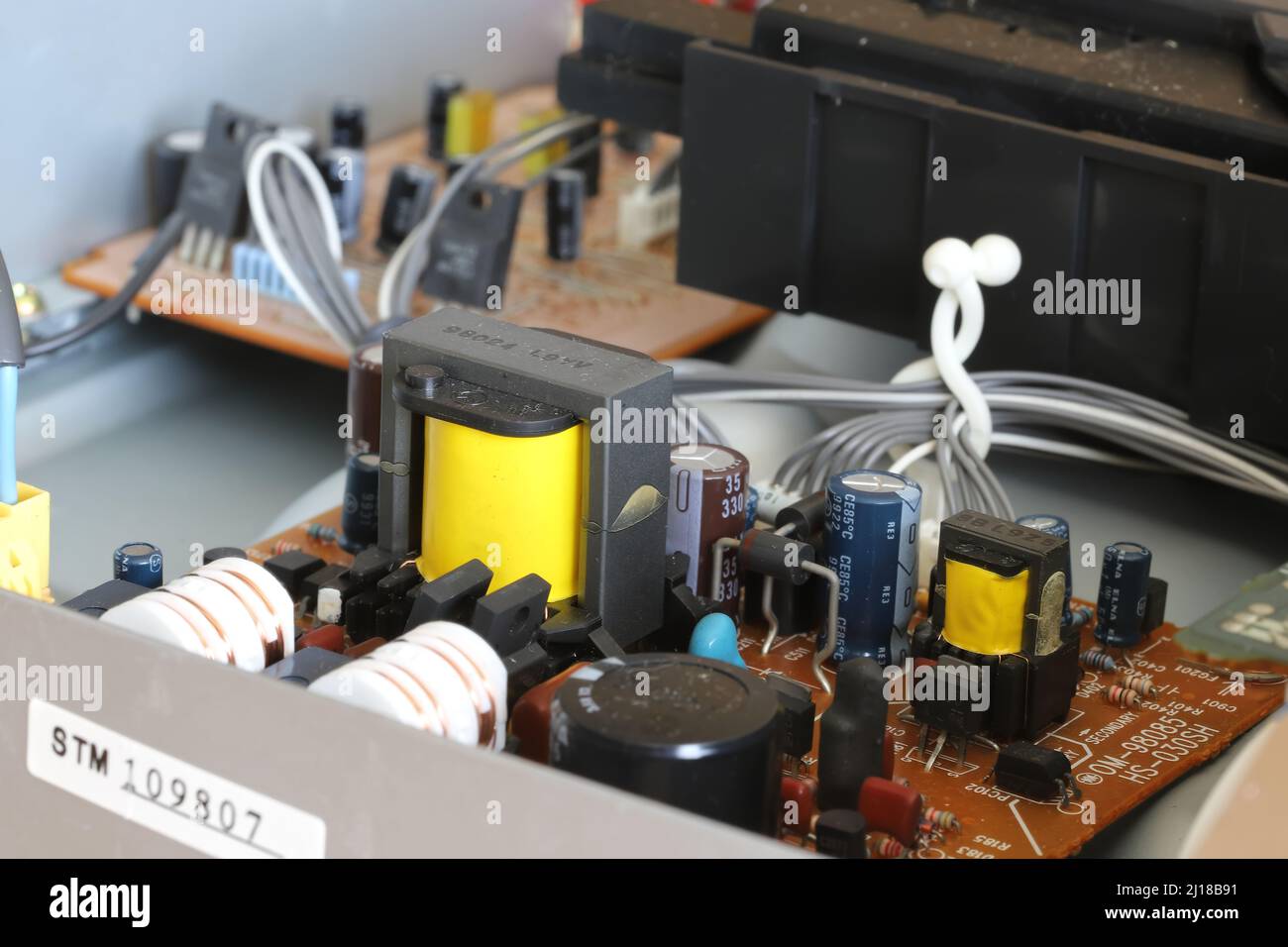 elektronische Bauteile Stockfoto
