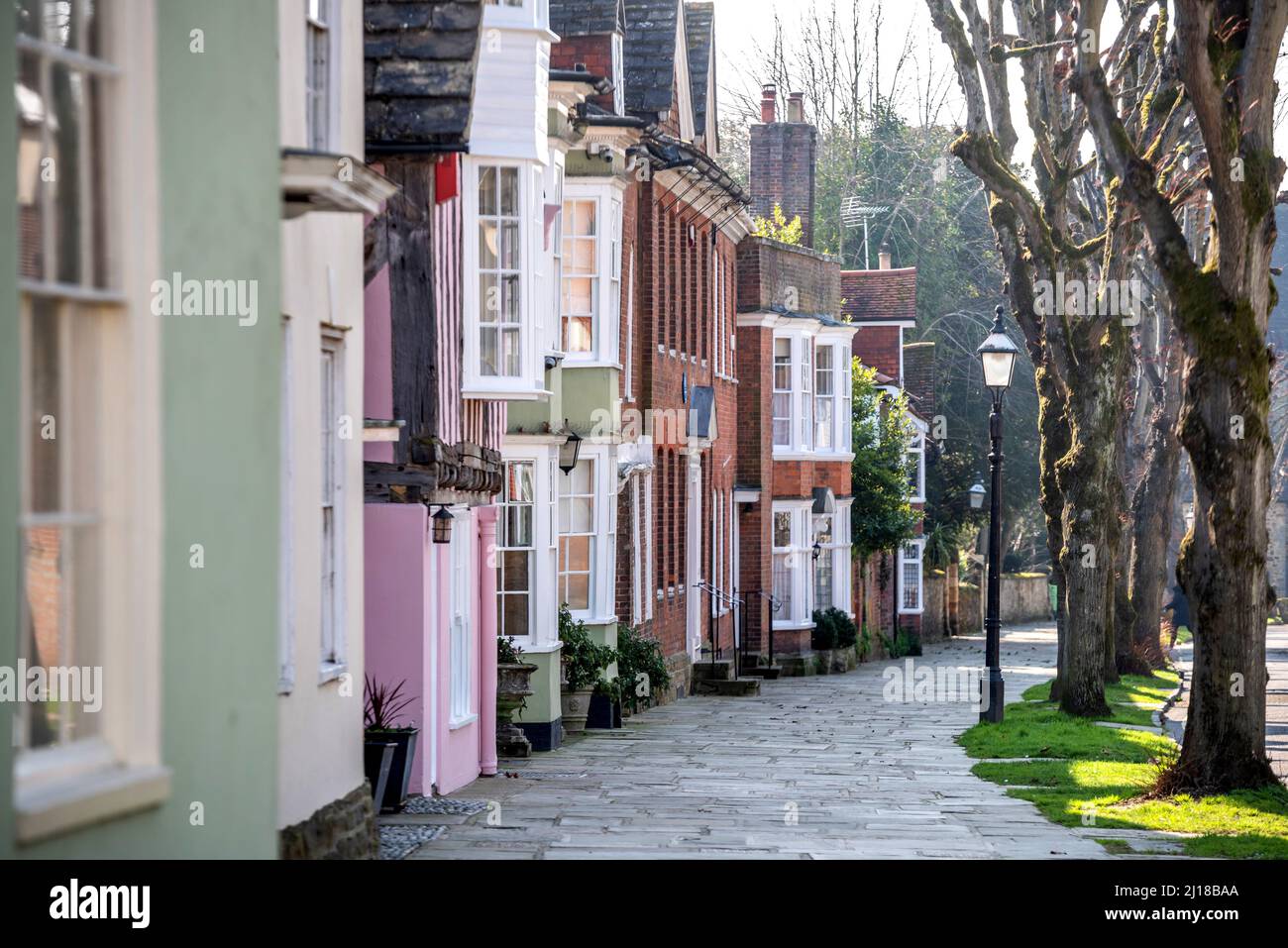 Horsham, März 8. 2022: The Causeway Stockfoto