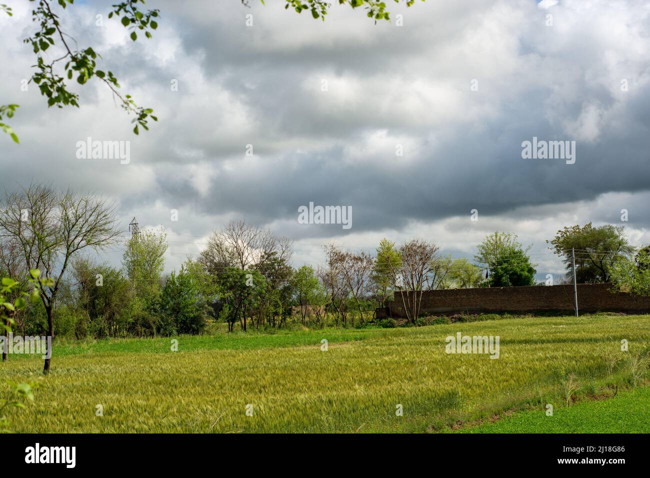 Monsun Wolken in Südasien Stockfoto