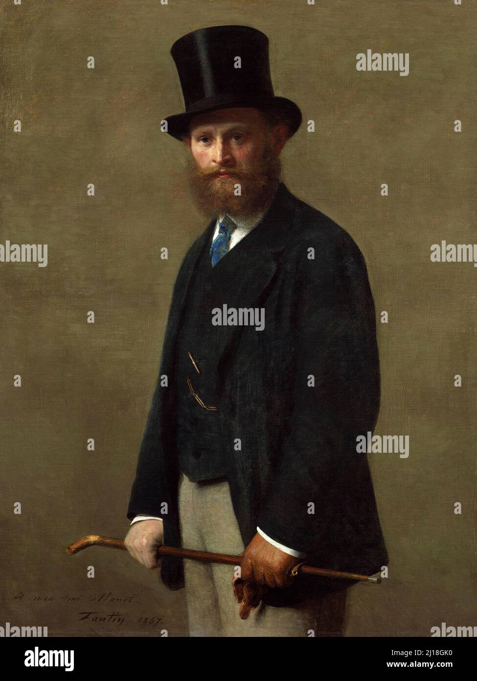 Édouard Manet. Henri Fantin-Latour. 1867. Stockfoto