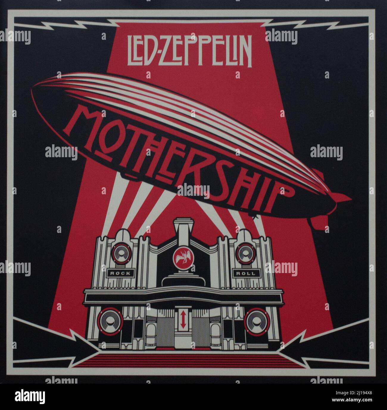 Das CD-Album Cover zu Mothership von LED Zeppelin Stockfotografie - Alamy