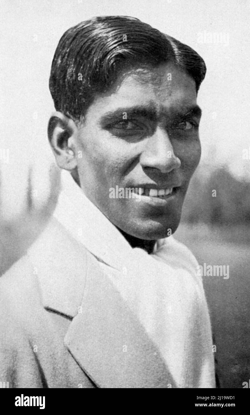 Hockey, Rob Chand, Bruder von Dhyan Chand, Teilnehmer der indischen Eishockeymannschaft Stockfoto
