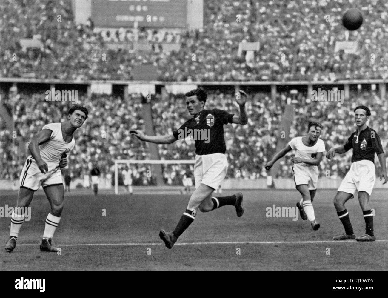 Handball, Österreich gegen Ungarn im Zwischenspiel Stockfoto