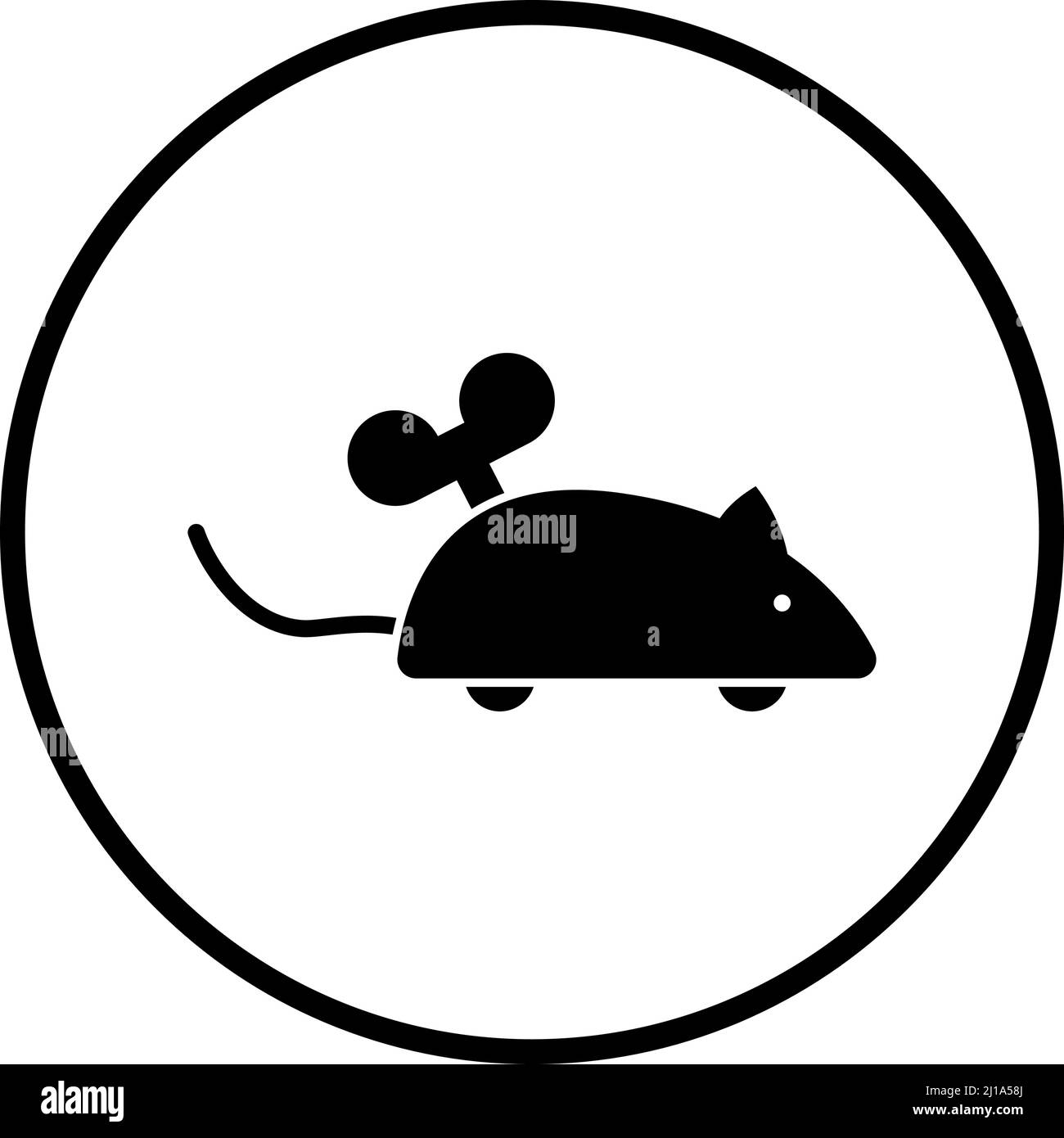 Aprilscherz. Schablonendes Design Mit Dünnen Kreisen. Vektorgrafik. Stock Vektor