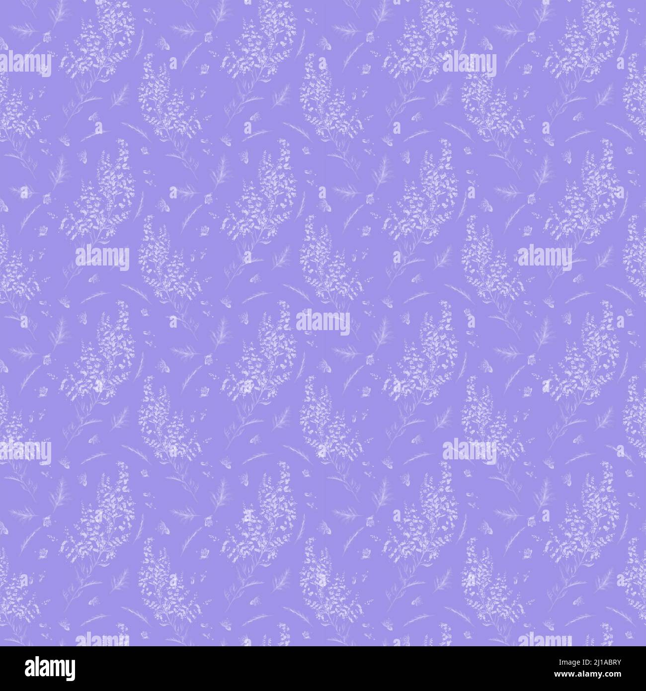 Hintergrund mit Lavendelblüten und Blätter für design Stockfoto
