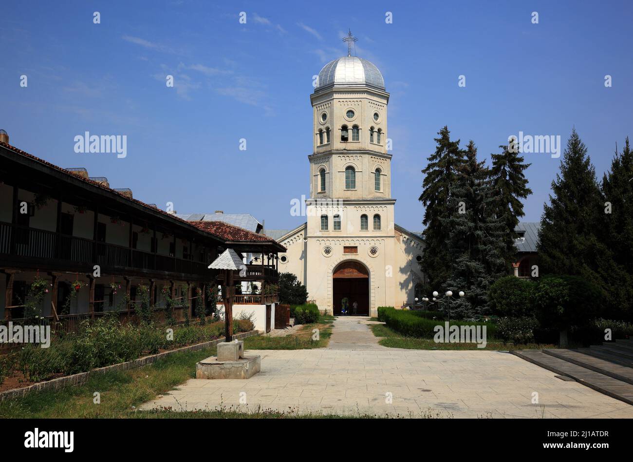 Männerkloster Cocos, bei Tulcea, Dobrudscha, Rumänien / Cocos Monastery for Men, bei Tulcea, Dobruja, Rumänien (Aufnahmedatum kann abweichen) Stockfoto