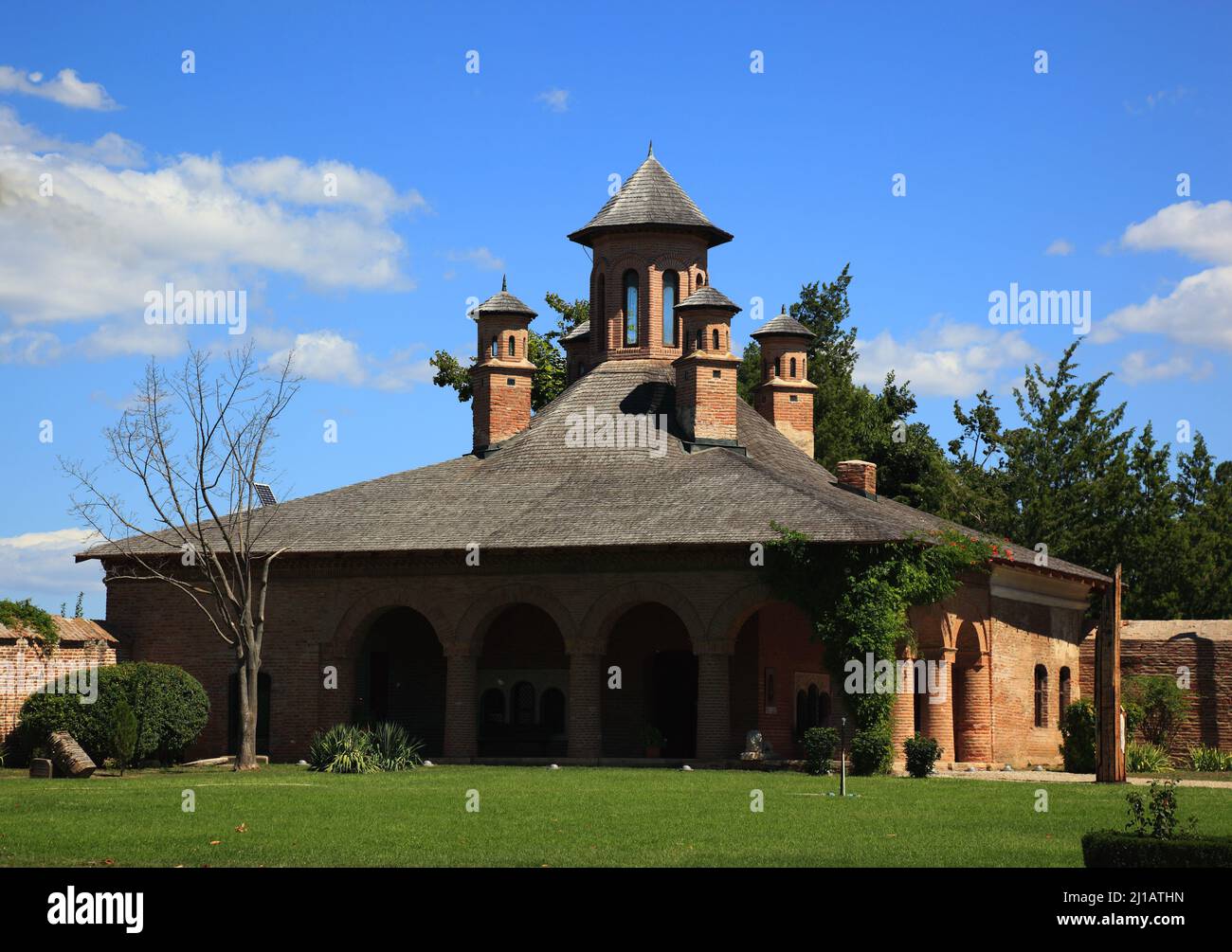 Der Mogosoaia Palast im Brancoveanu-Stil, Bukarest, Rumänien / Mogosoaia Palace, Palatul Mogosoaia, liegt etwa 10 Kilometer von Bukarest entfernt, Stockfoto