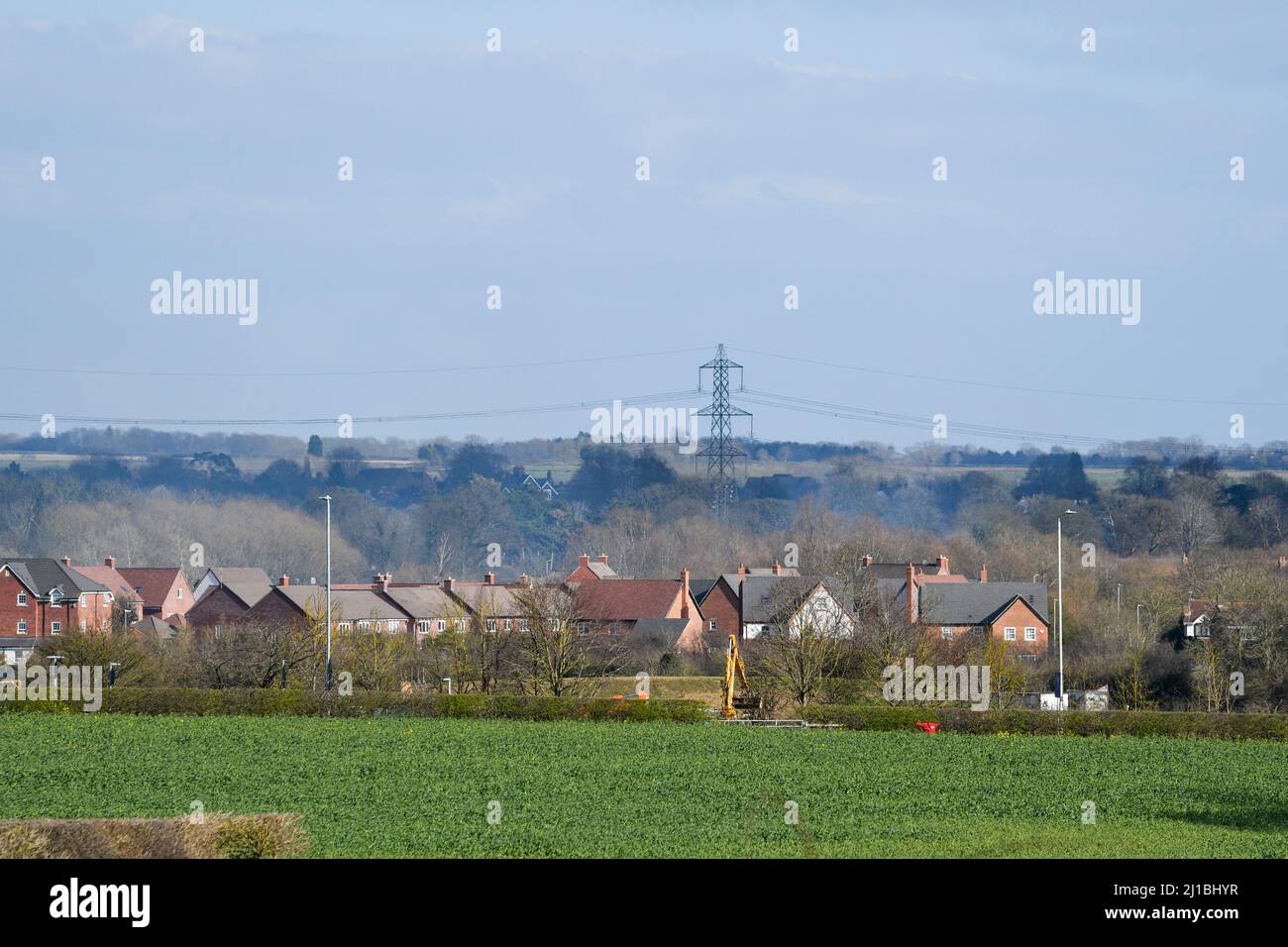 Wohnen im Dorf quorn leicestershire Stockfoto