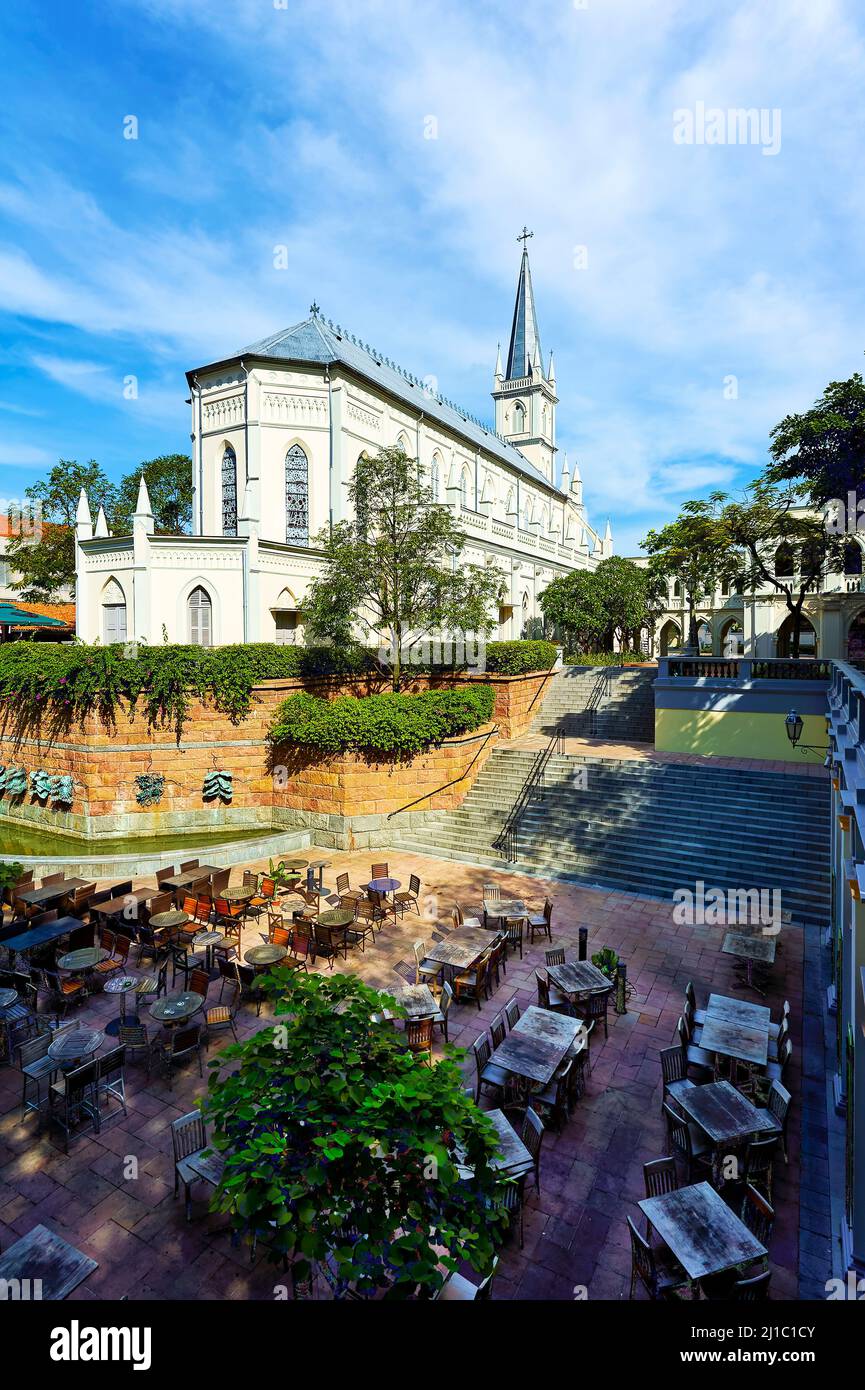 Singapur. Chijmes (Kloster Der Kapelle Des Heiligen Jesuskindes Und Caldwell House) Stockfoto