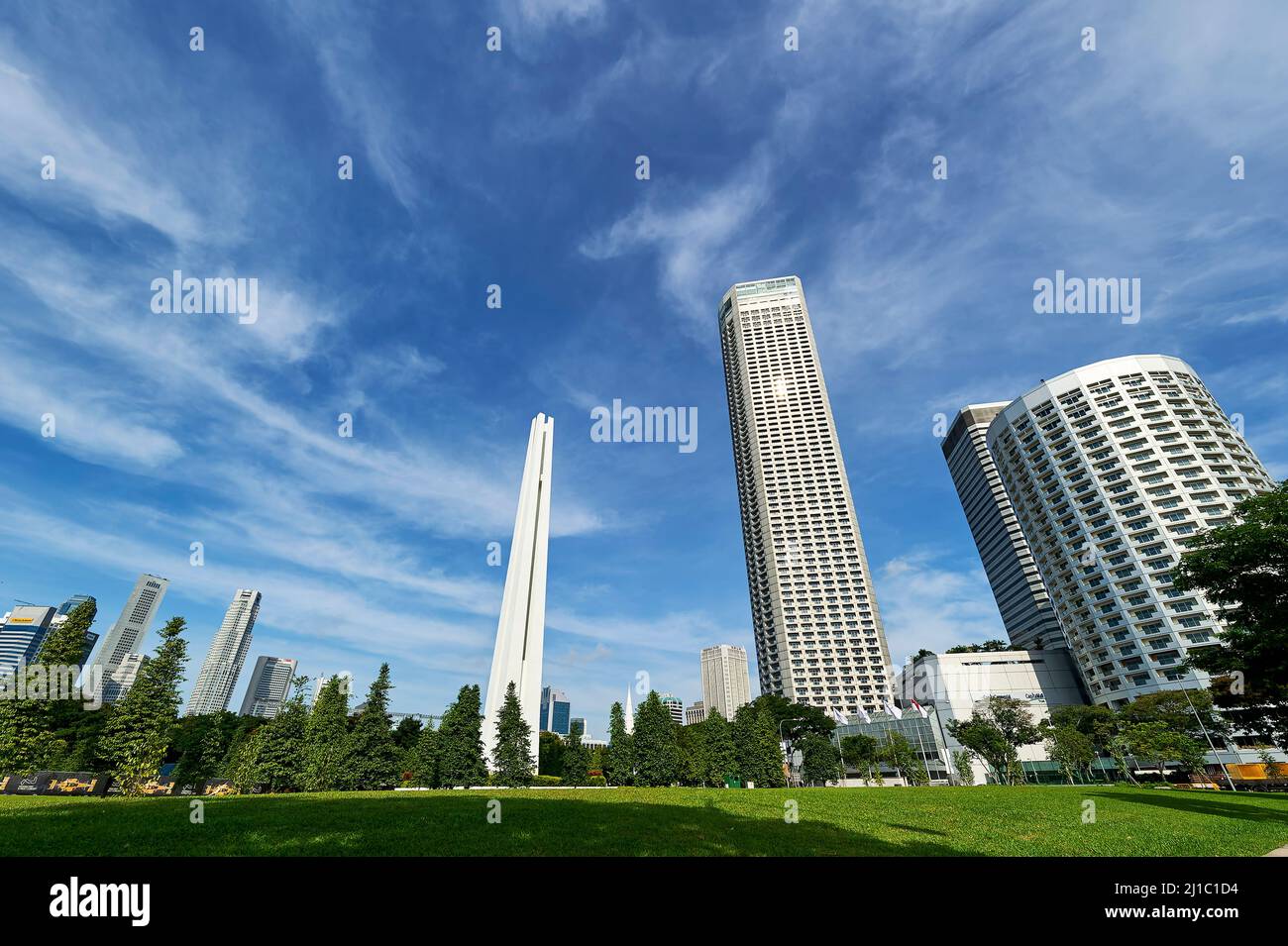 Singapur. Fort Canning Park Stockfoto